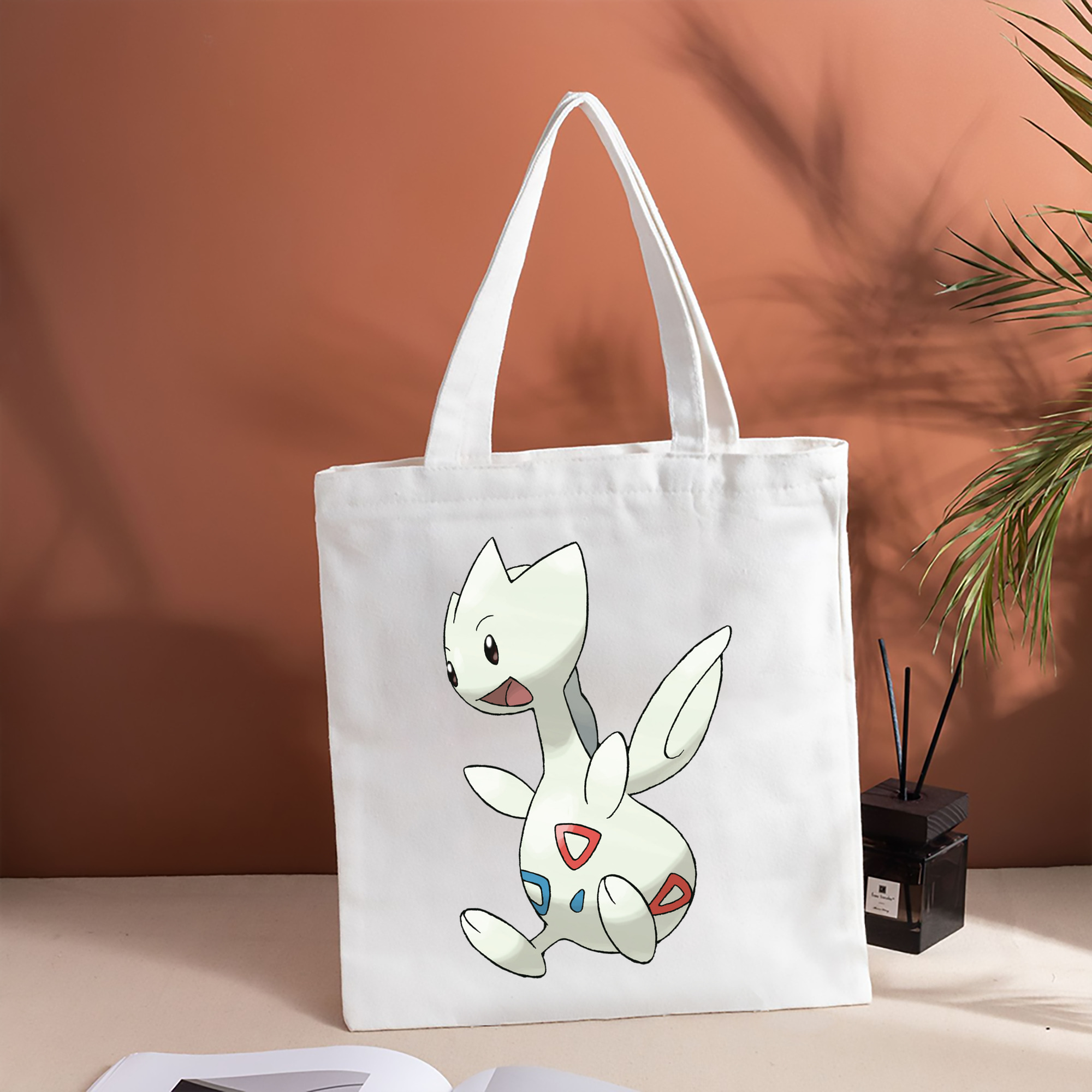 ポケットモンスター Pokémon 縦型キャンバス生地手提げバッグ　トートバッグ