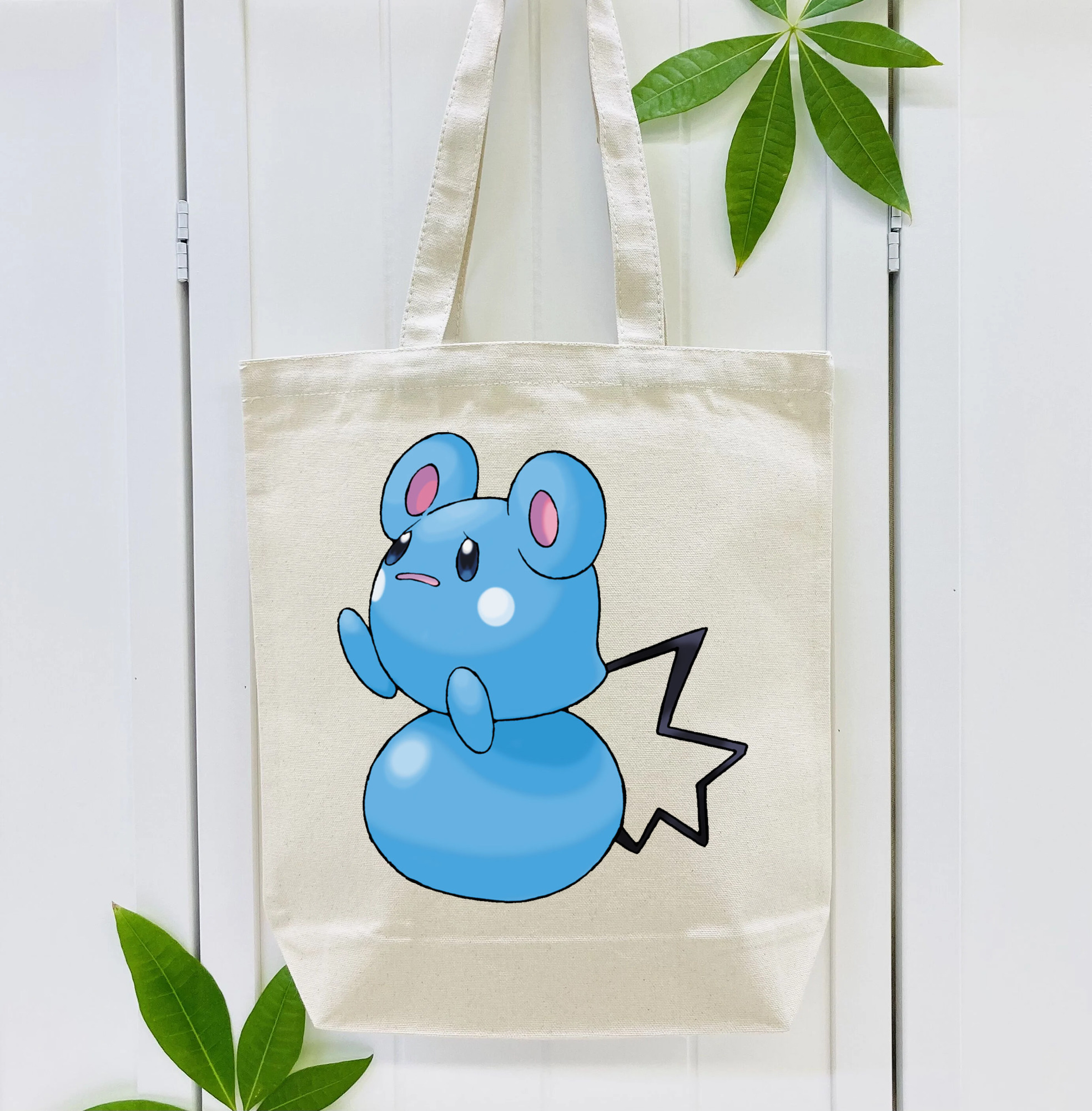 ポケットモンスター Pokémon 縦型キャンバス生地手提げバッグ　トートバッグ