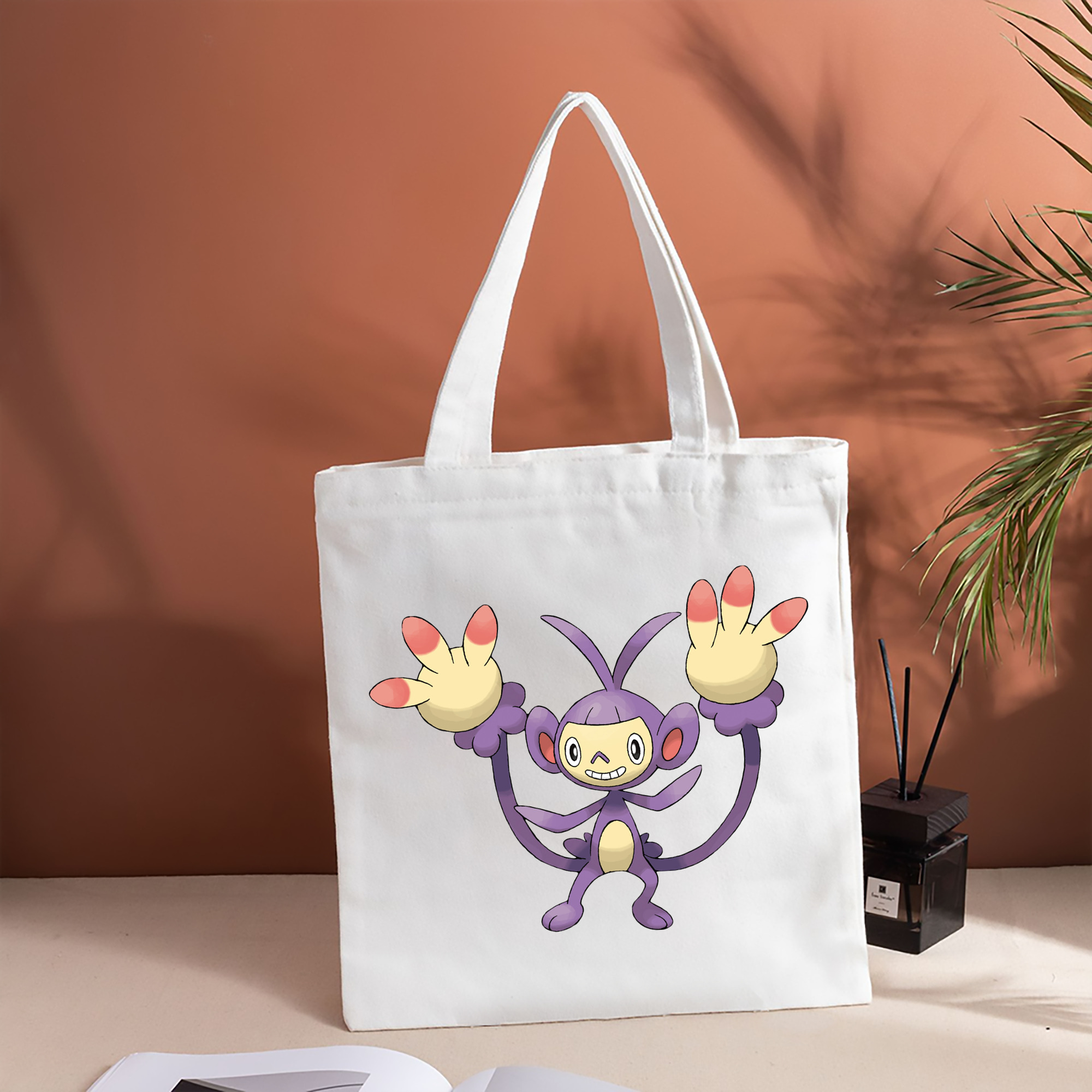 ポケットモンスター Pokémon 縦型キャンバス生地手提げバッグ　トートバッグ