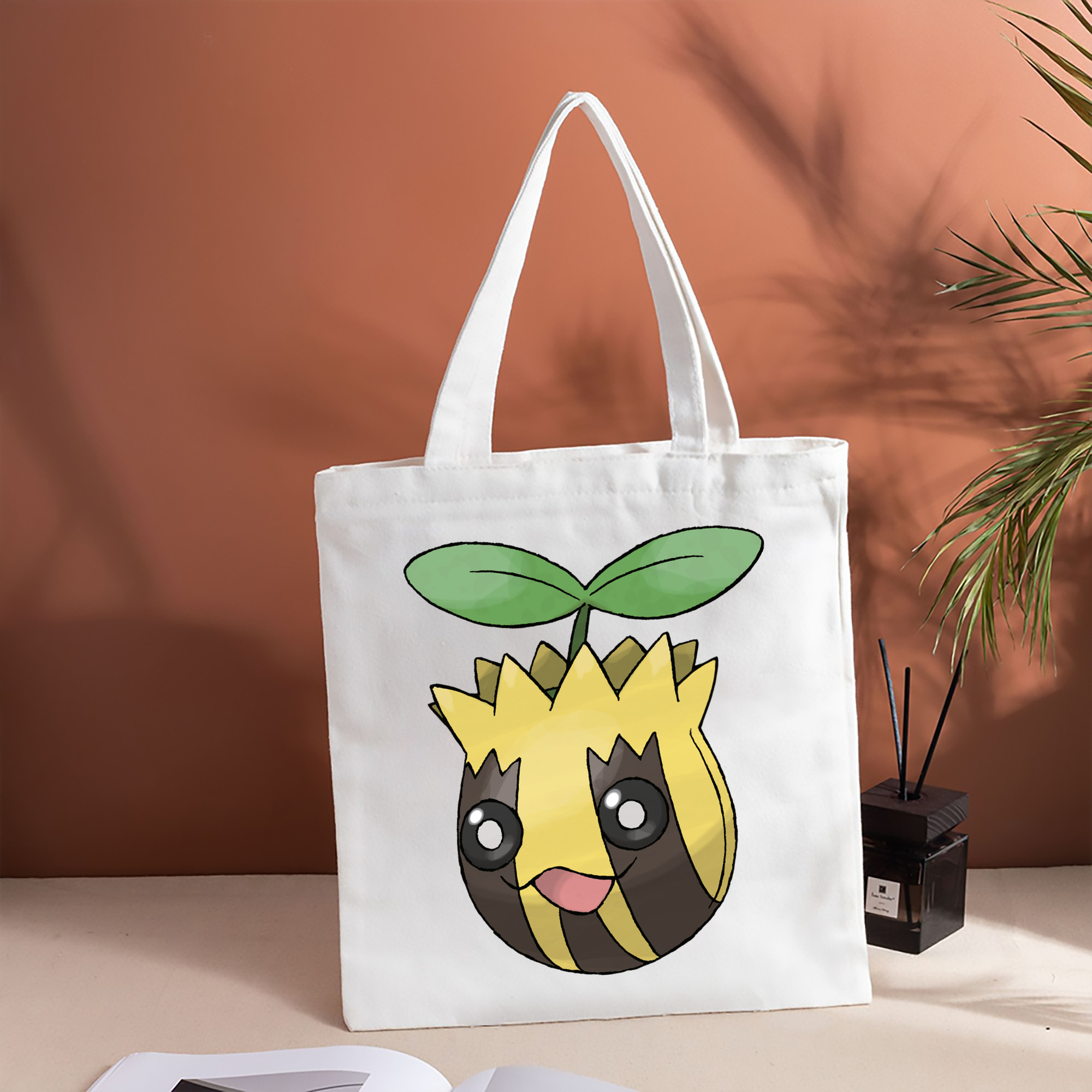 ポケットモンスター Pokémon 縦型キャンバス生地手提げバッグ　トートバッグ