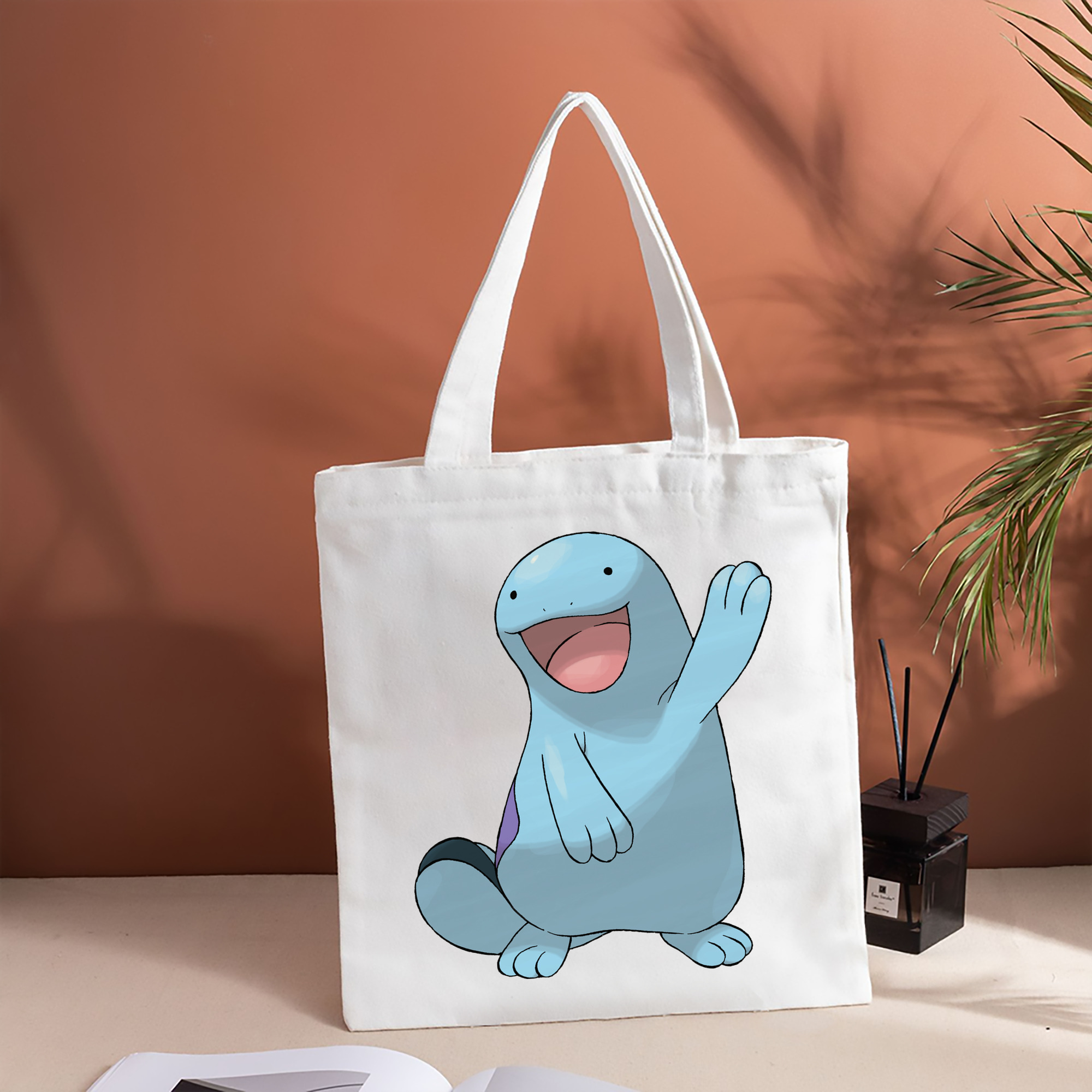 ポケットモンスター Pokémon 縦型キャンバス生地手提げバッグ　トートバッグ