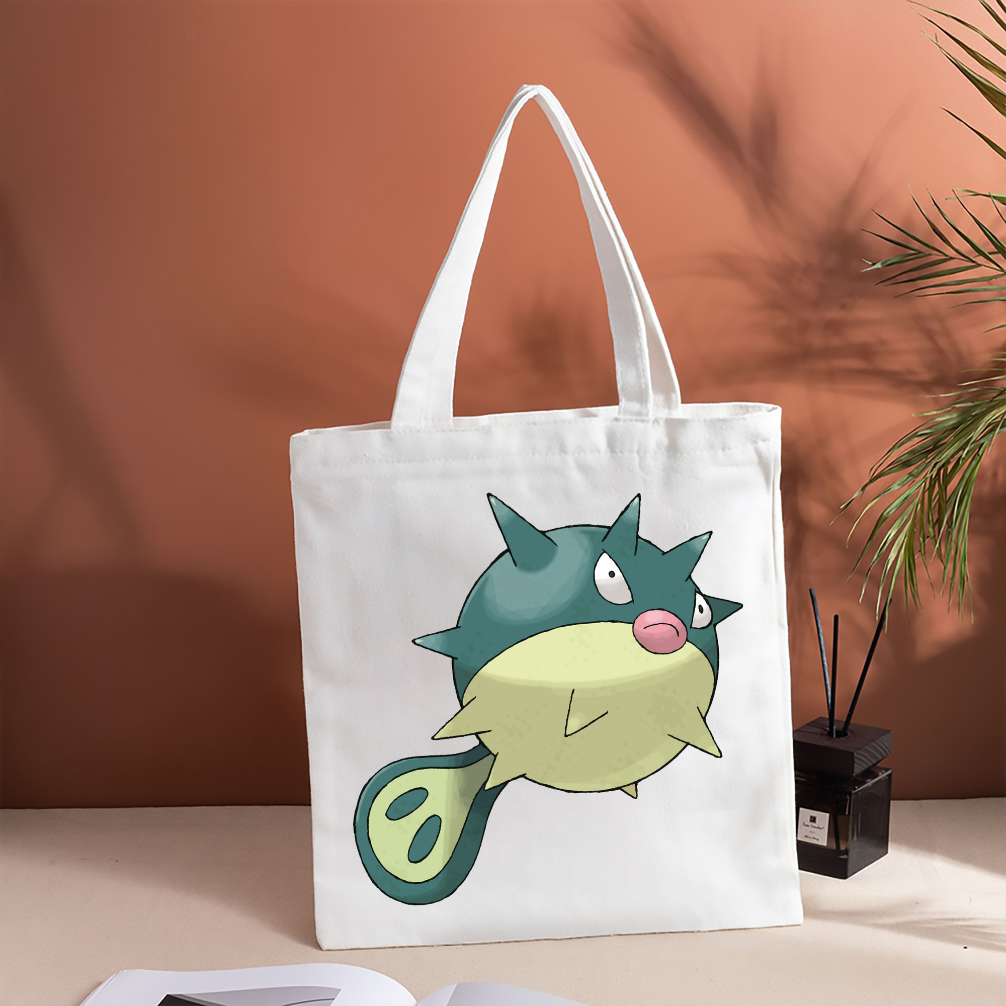 ポケットモンスター Pokémon 縦型キャンバス生地手提げバッグ　トートバッグ