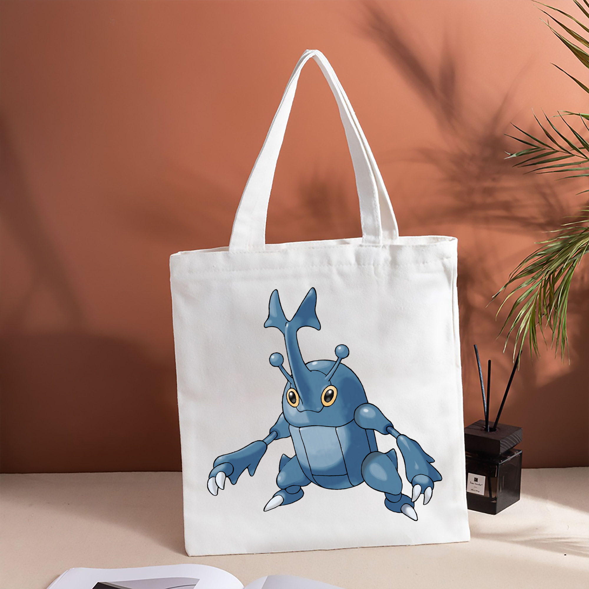 ポケットモンスター Pokémon 縦型キャンバス生地手提げバッグ　トートバッグ