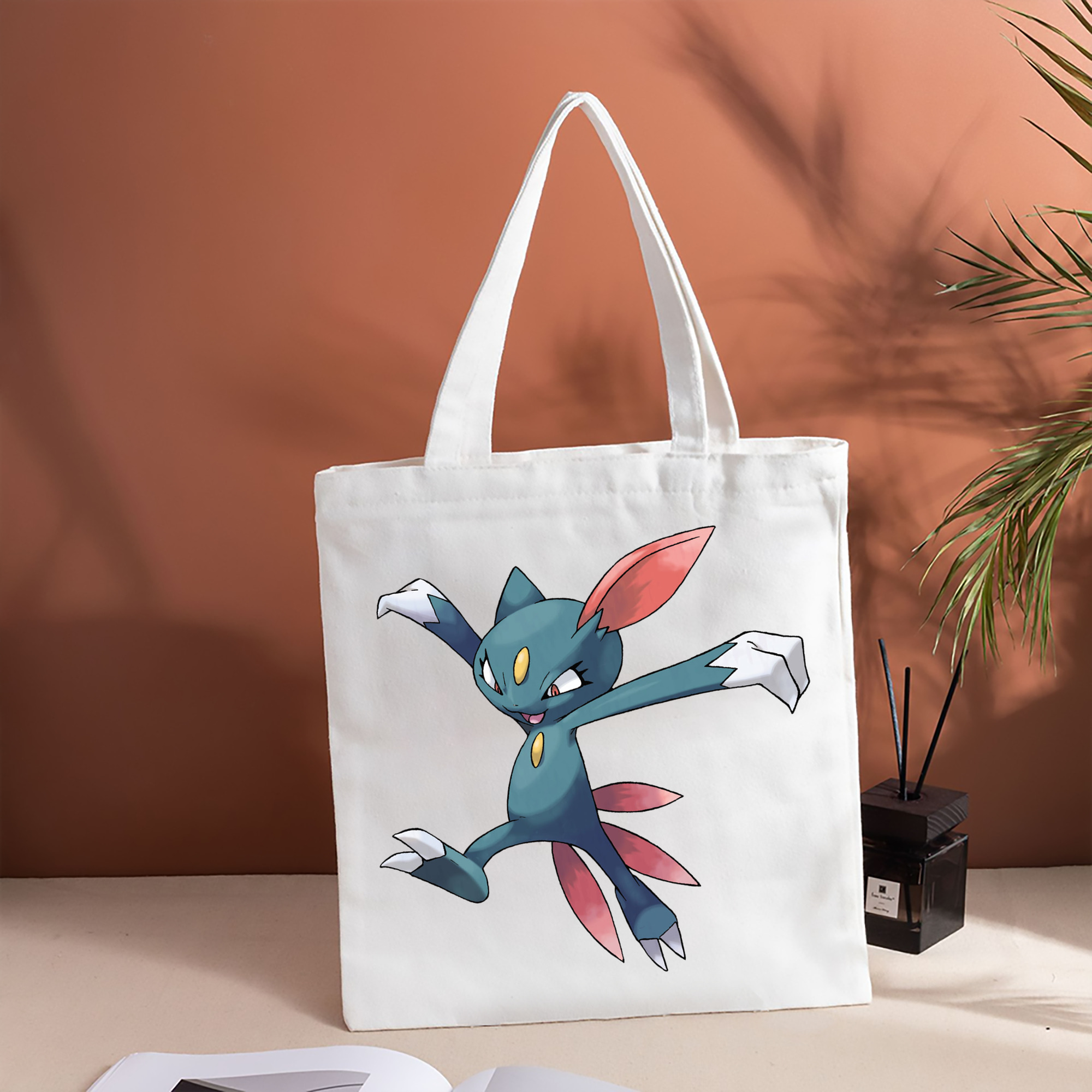 ポケットモンスター Pokémon 縦型キャンバス生地手提げバッグ　トートバッグ