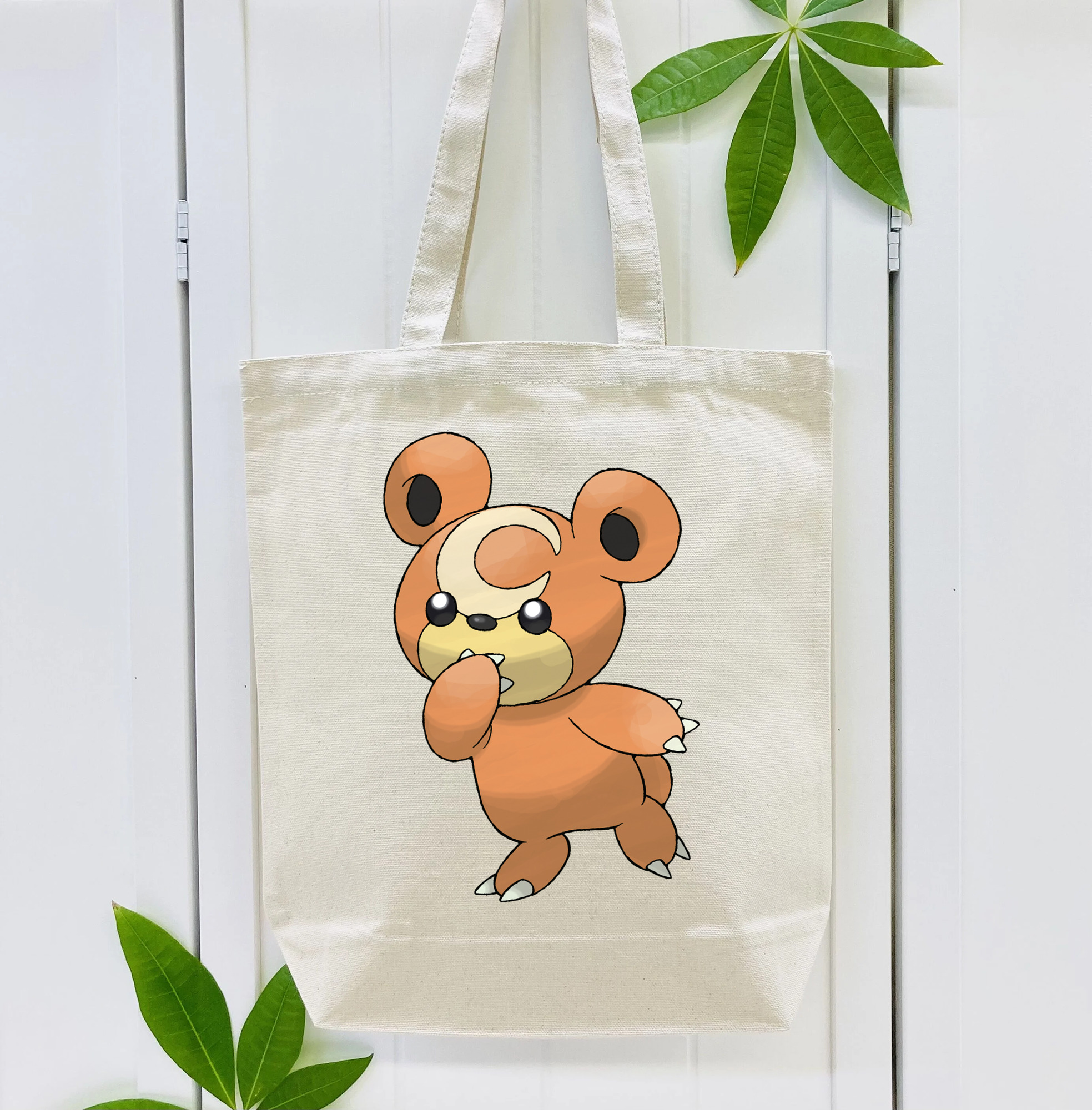 ポケットモンスター Pokémon 縦型キャンバス生地手提げバッグ　トートバッグ
