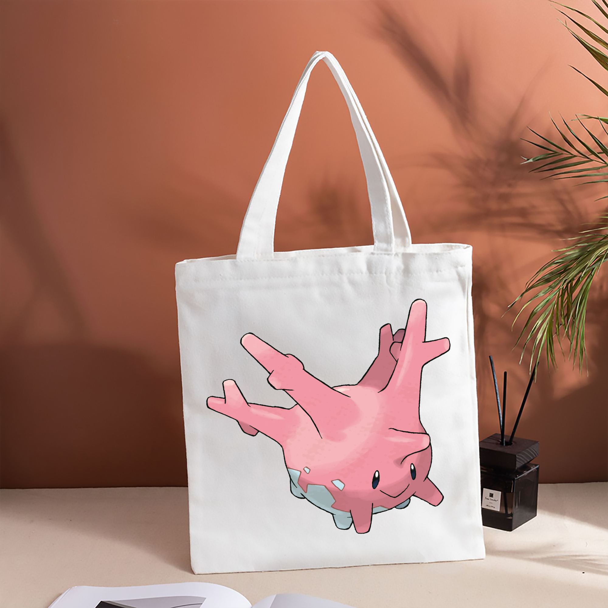 ポケットモンスター Pokémon 縦型キャンバス生地手提げバッグ　トートバッグ