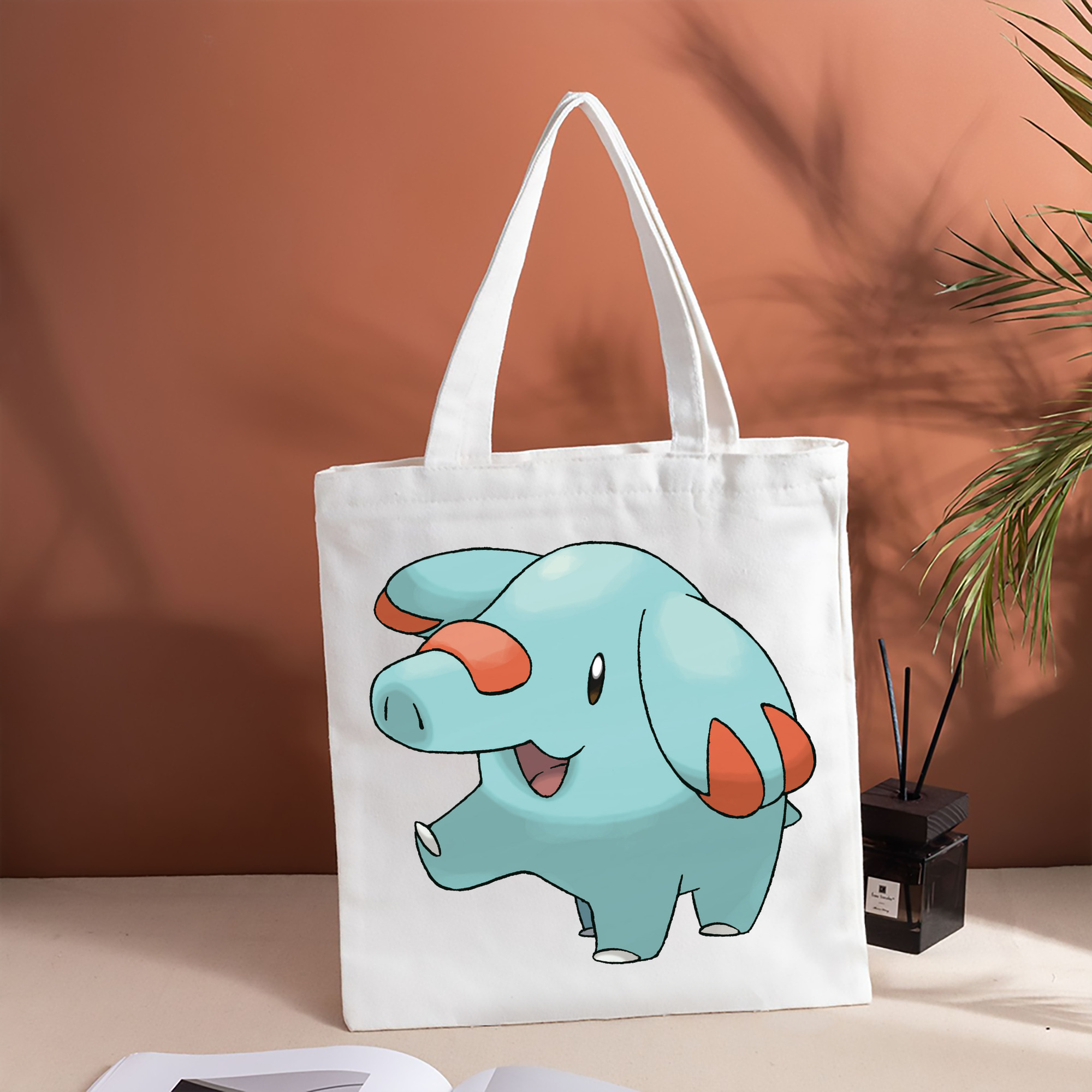 ポケットモンスター Pokémon 縦型キャンバス生地手提げバッグ　トートバッグ