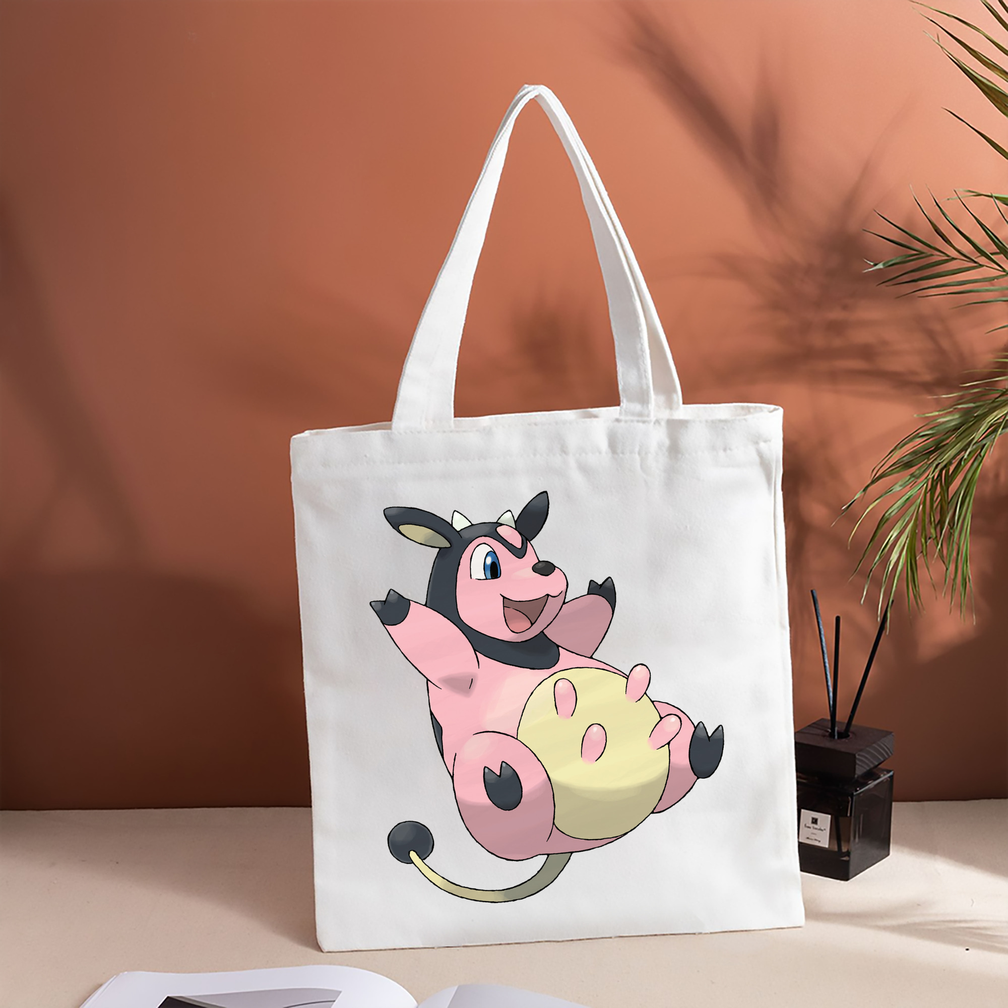 ポケットモンスター Pokémon 縦型キャンバス生地手提げバッグ　トートバッグ