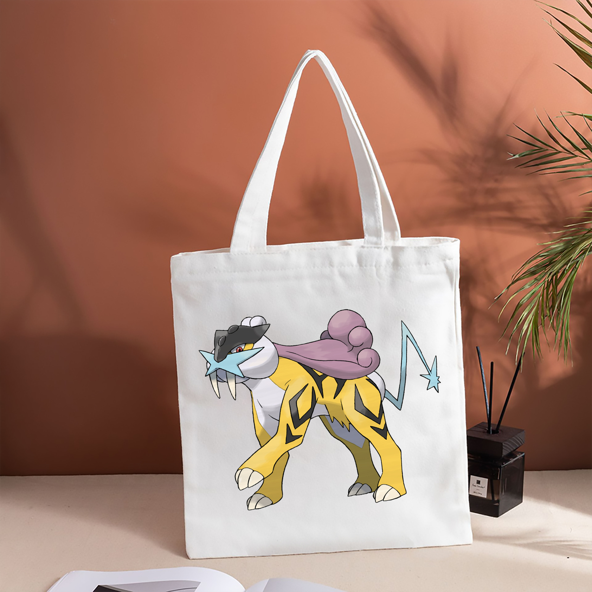 ポケットモンスター Pokémon 縦型キャンバス生地手提げバッグ　トートバッグ