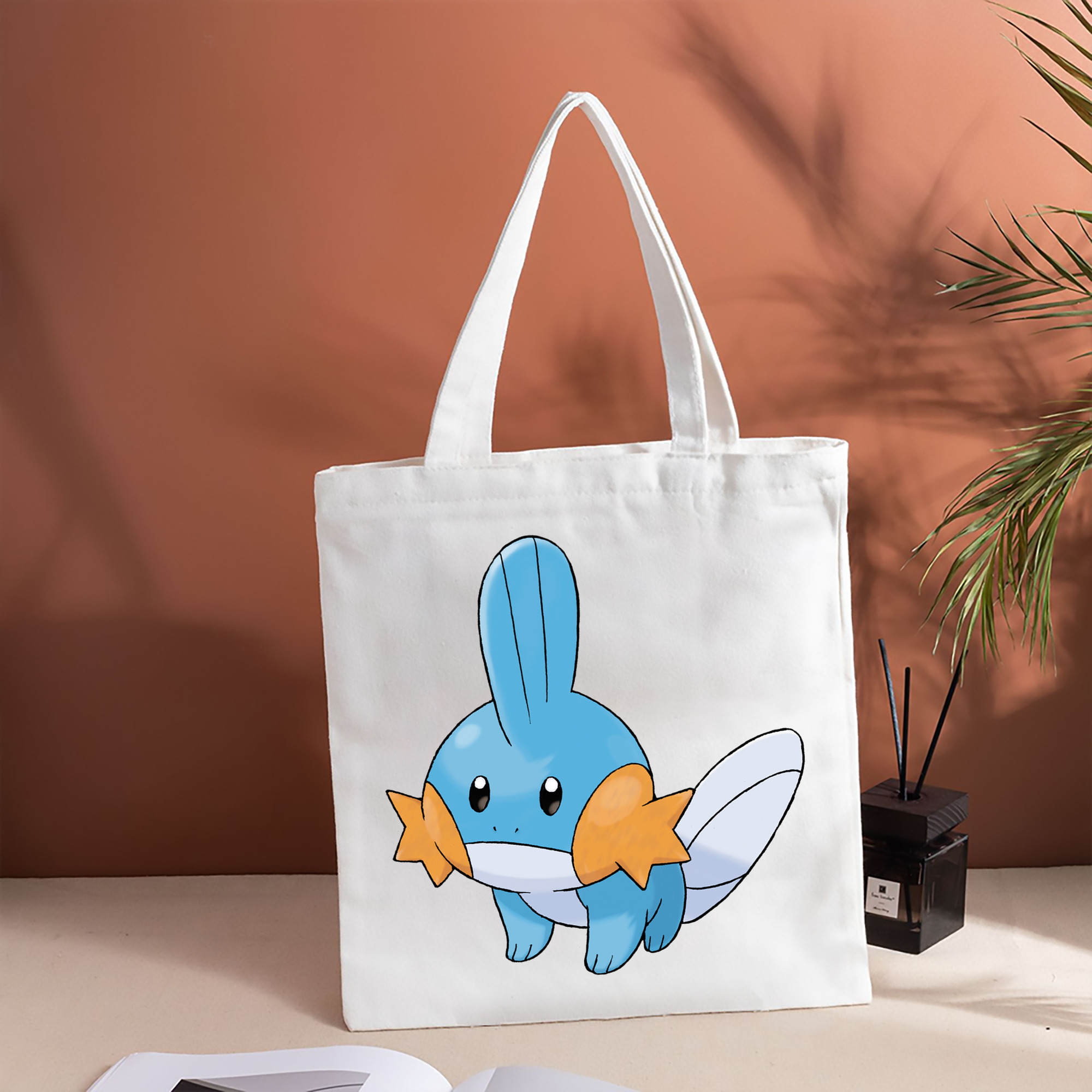 ポケットモンスター Pokémon 縦型キャンバス生地手提げバッグ　トートバッグ