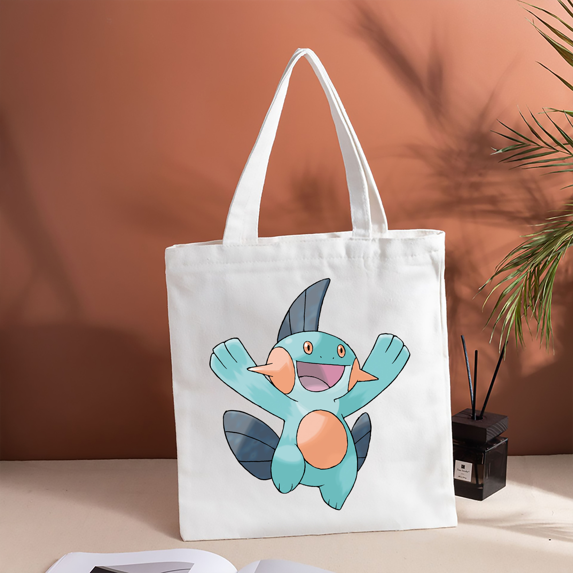 ポケットモンスター Pokémon 縦型キャンバス生地手提げバッグ　トートバッグ