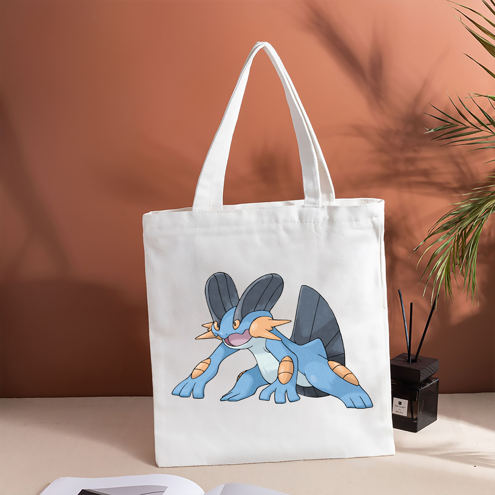 ポケットモンスター Pokémon 縦型キャンバス生地手提げバッグ　トートバッグ