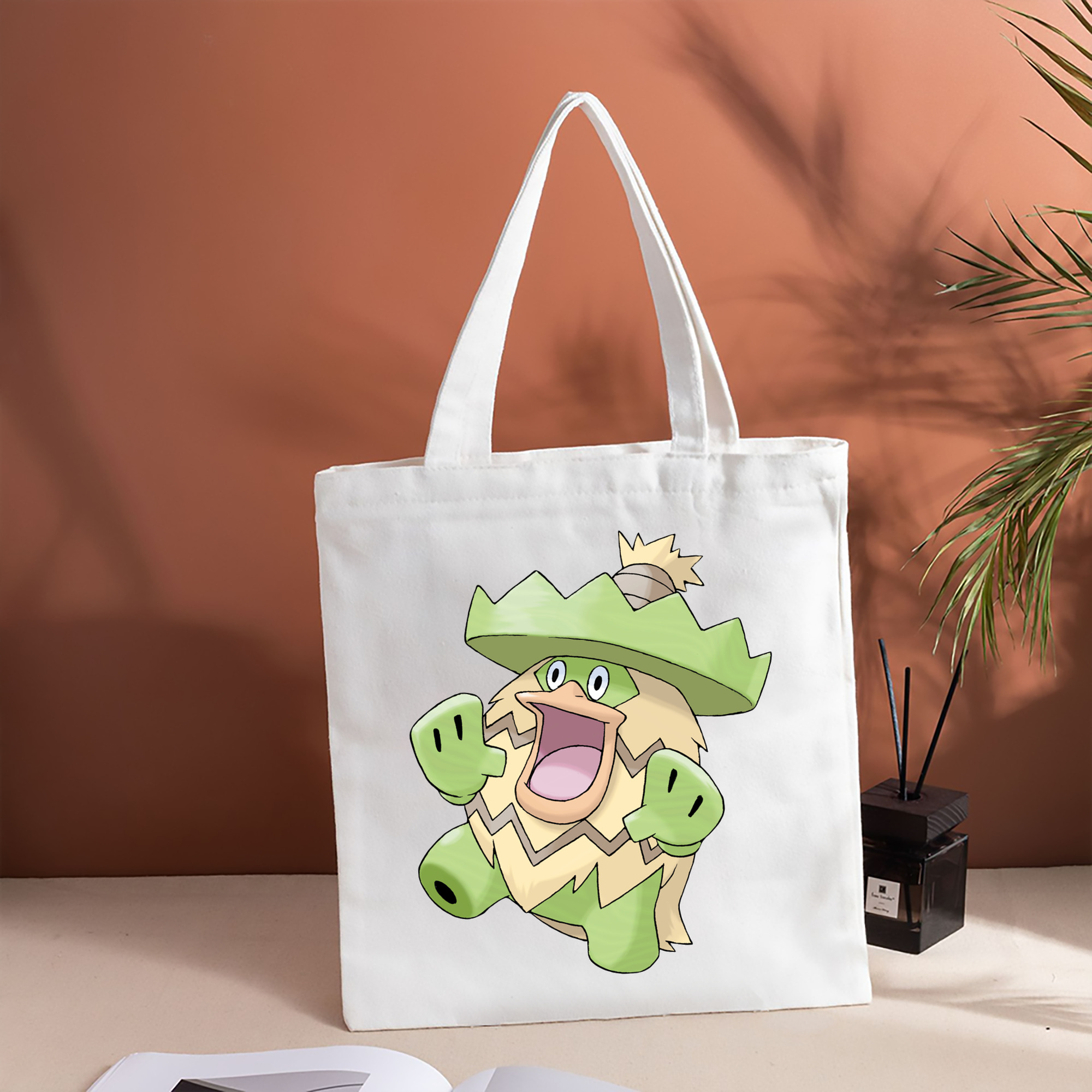 ポケットモンスター Pokémon 縦型キャンバス生地手提げバッグ　トートバッグ