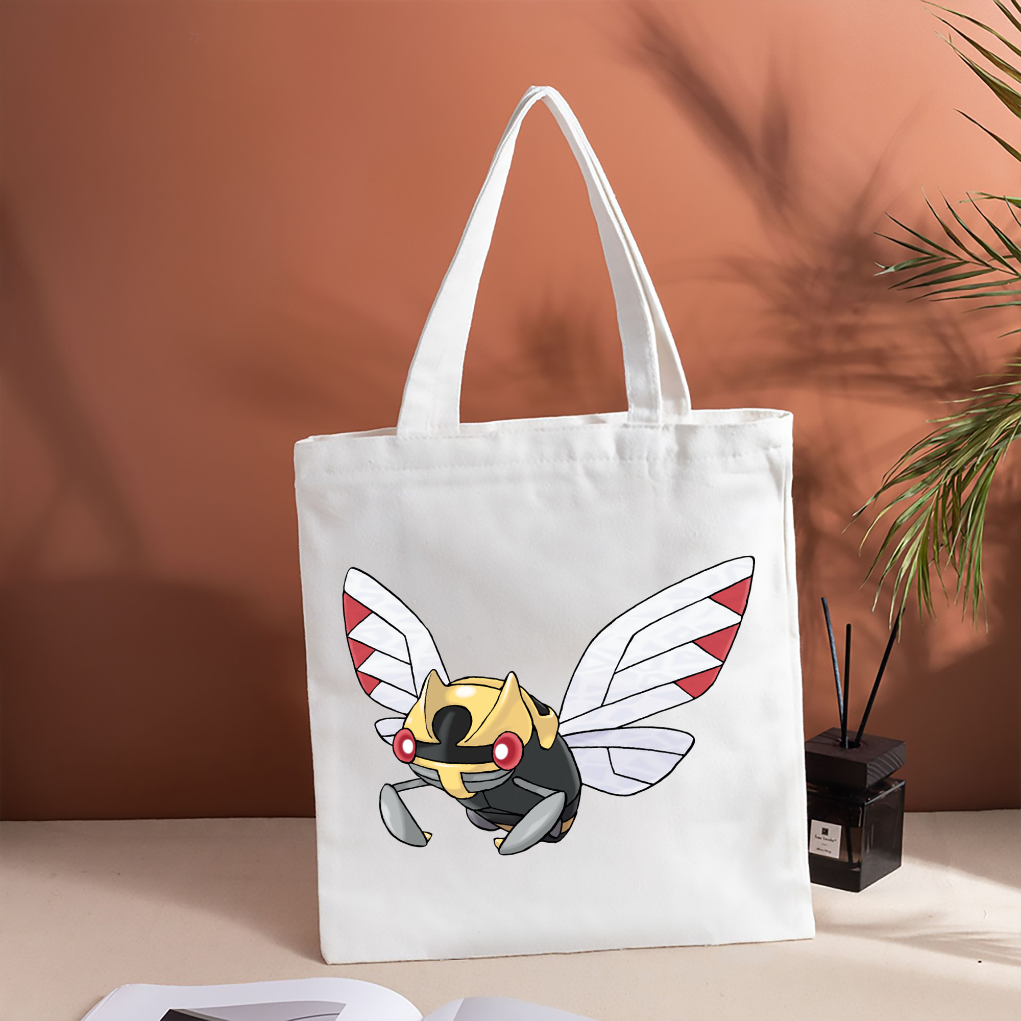 ポケットモンスター Pokémon 縦型キャンバス生地手提げバッグ　トートバッグ