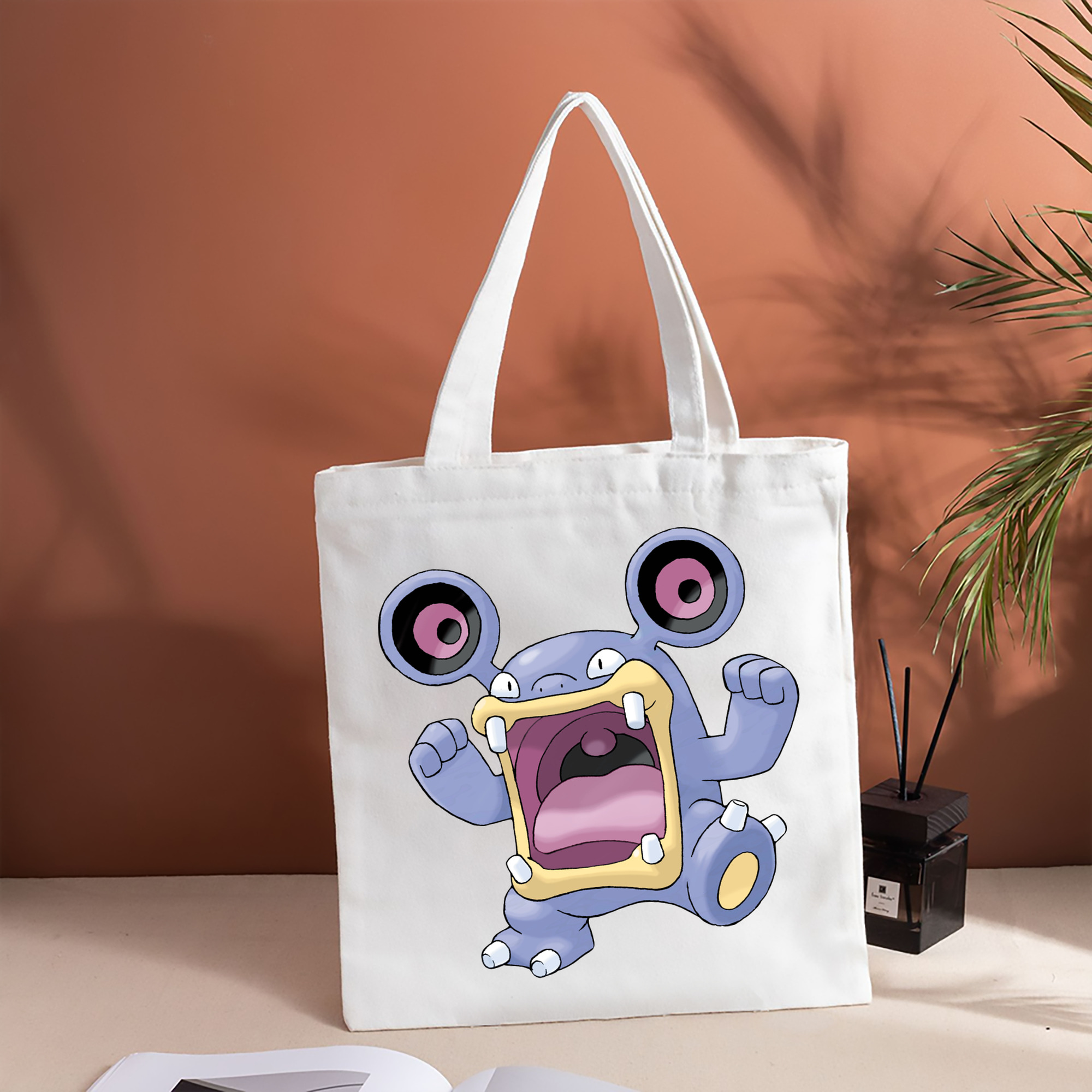 ポケットモンスター Pokémon 縦型キャンバス生地手提げバッグ　トートバッグ