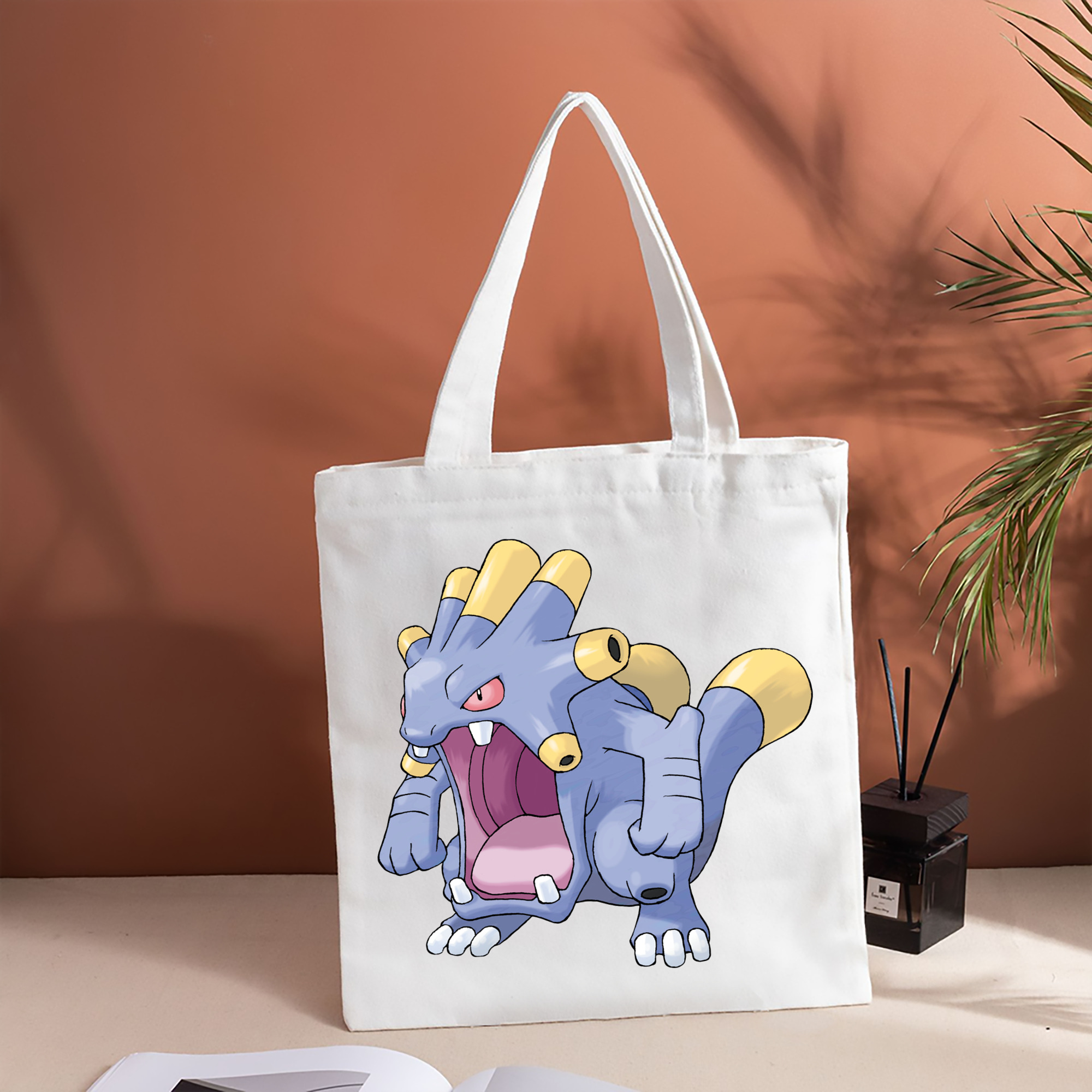 ポケットモンスター Pokémon 縦型キャンバス生地手提げバッグ　トートバッグ