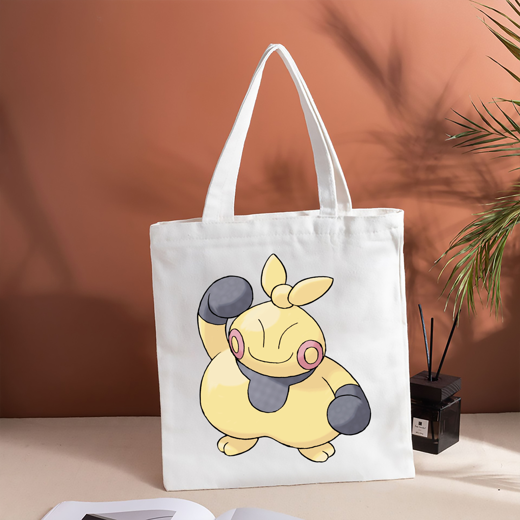 ポケットモンスター Pokémon 縦型キャンバス生地手提げバッグ　トートバッグ
