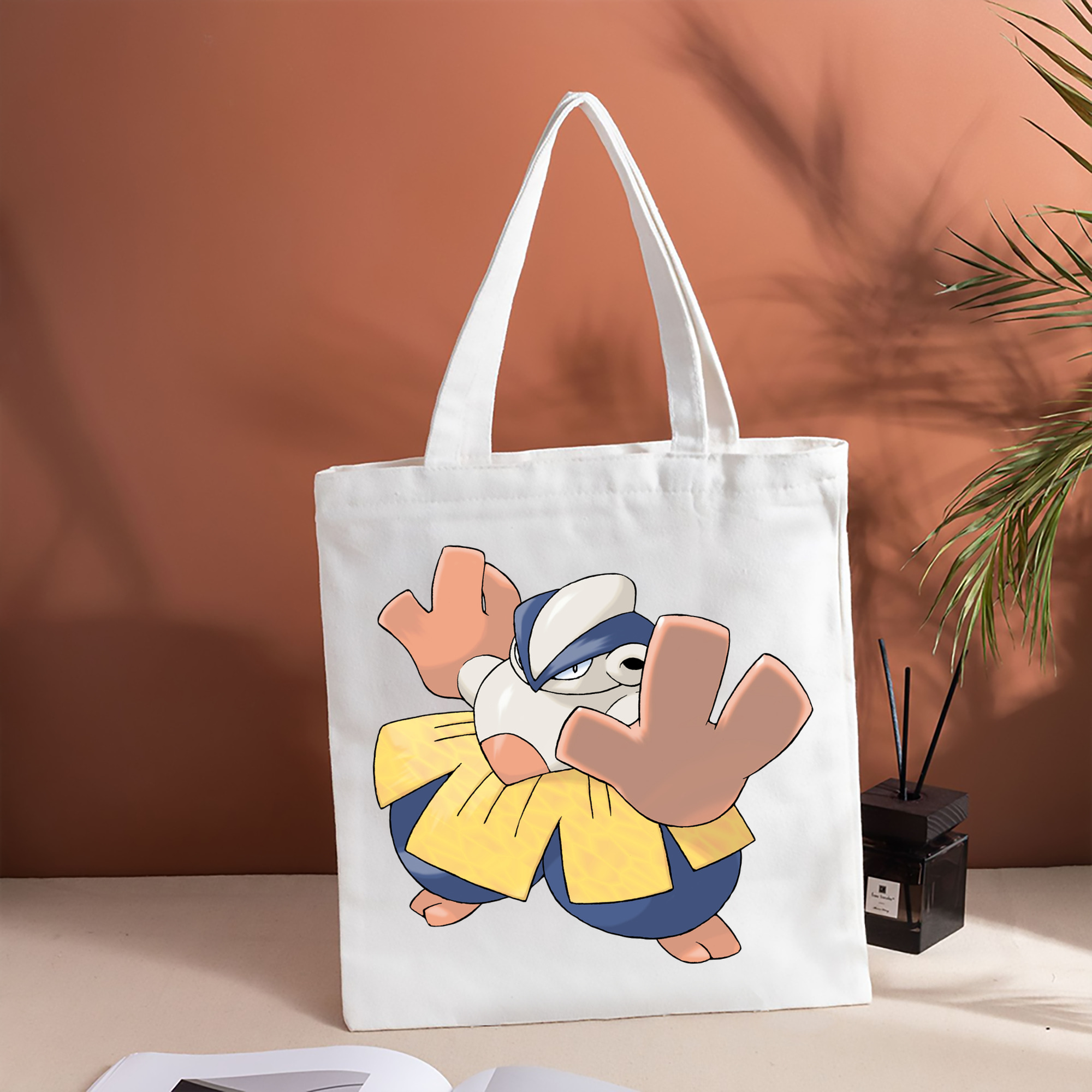 ポケットモンスター Pokémon 縦型キャンバス生地手提げバッグ　トートバッグ