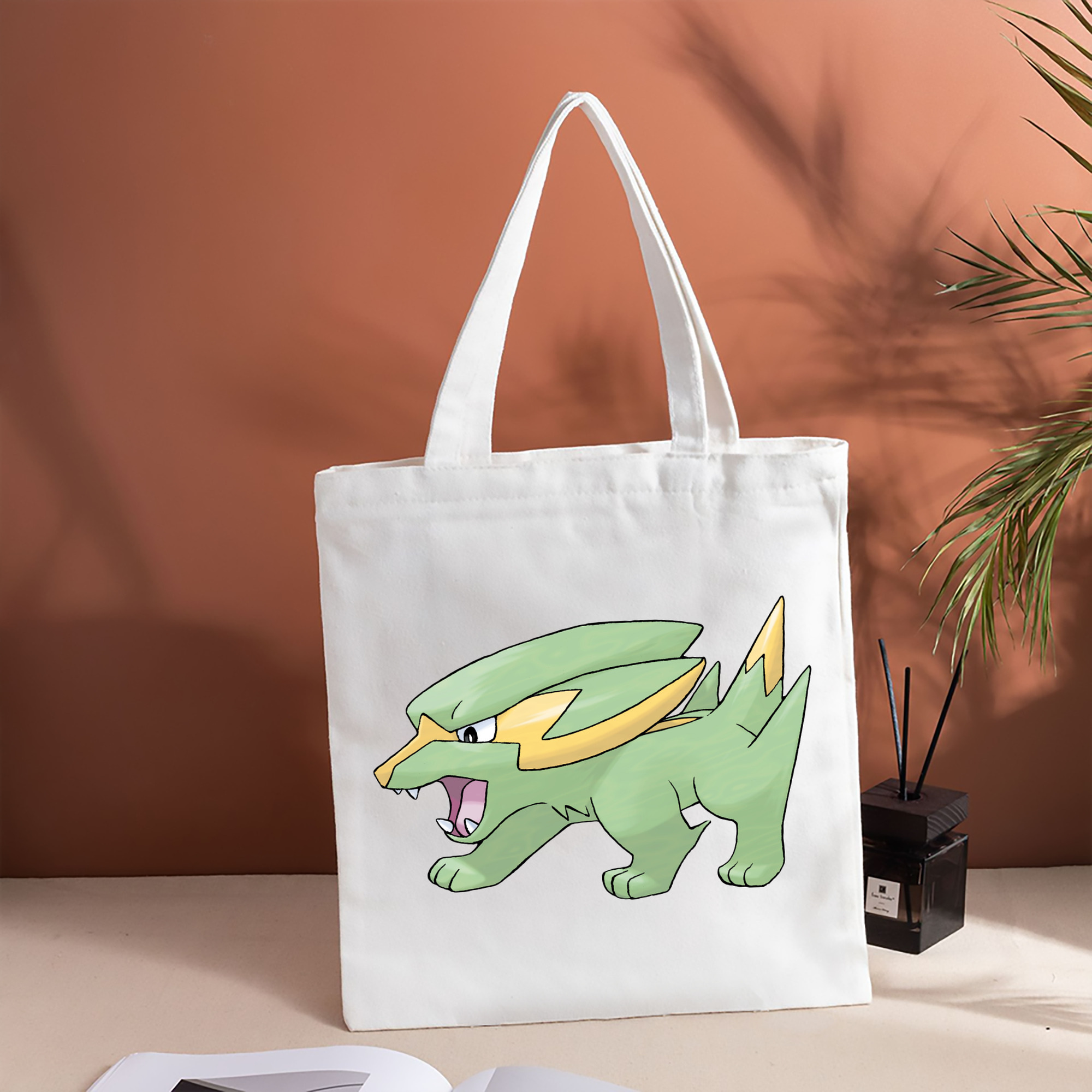 ポケットモンスター Pokémon 縦型キャンバス生地手提げバッグ　トートバッグ