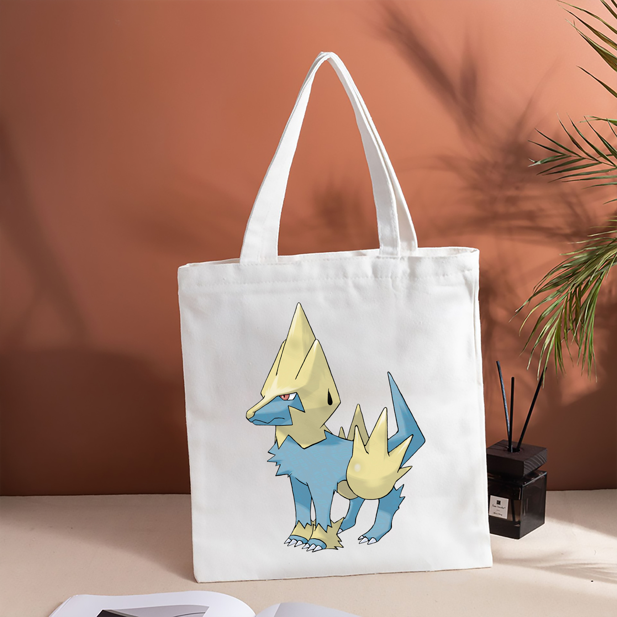 ポケットモンスター Pokémon 縦型キャンバス生地手提げバッグ　トートバッグ