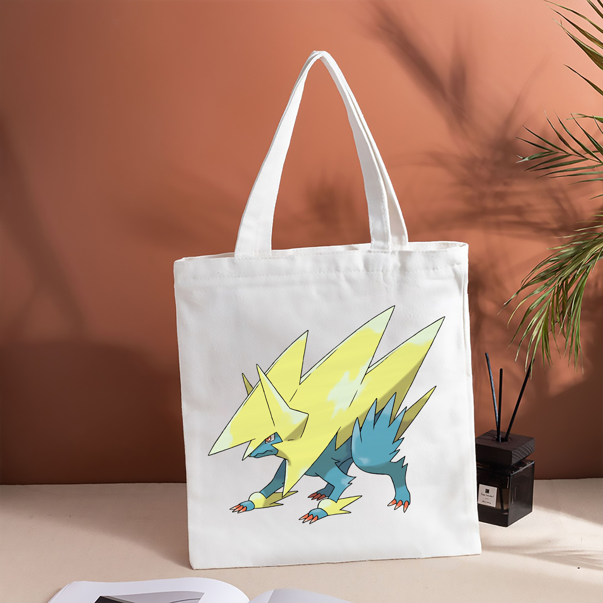 ポケットモンスター Pokémon 縦型キャンバス生地手提げバッグ　トートバッグ
