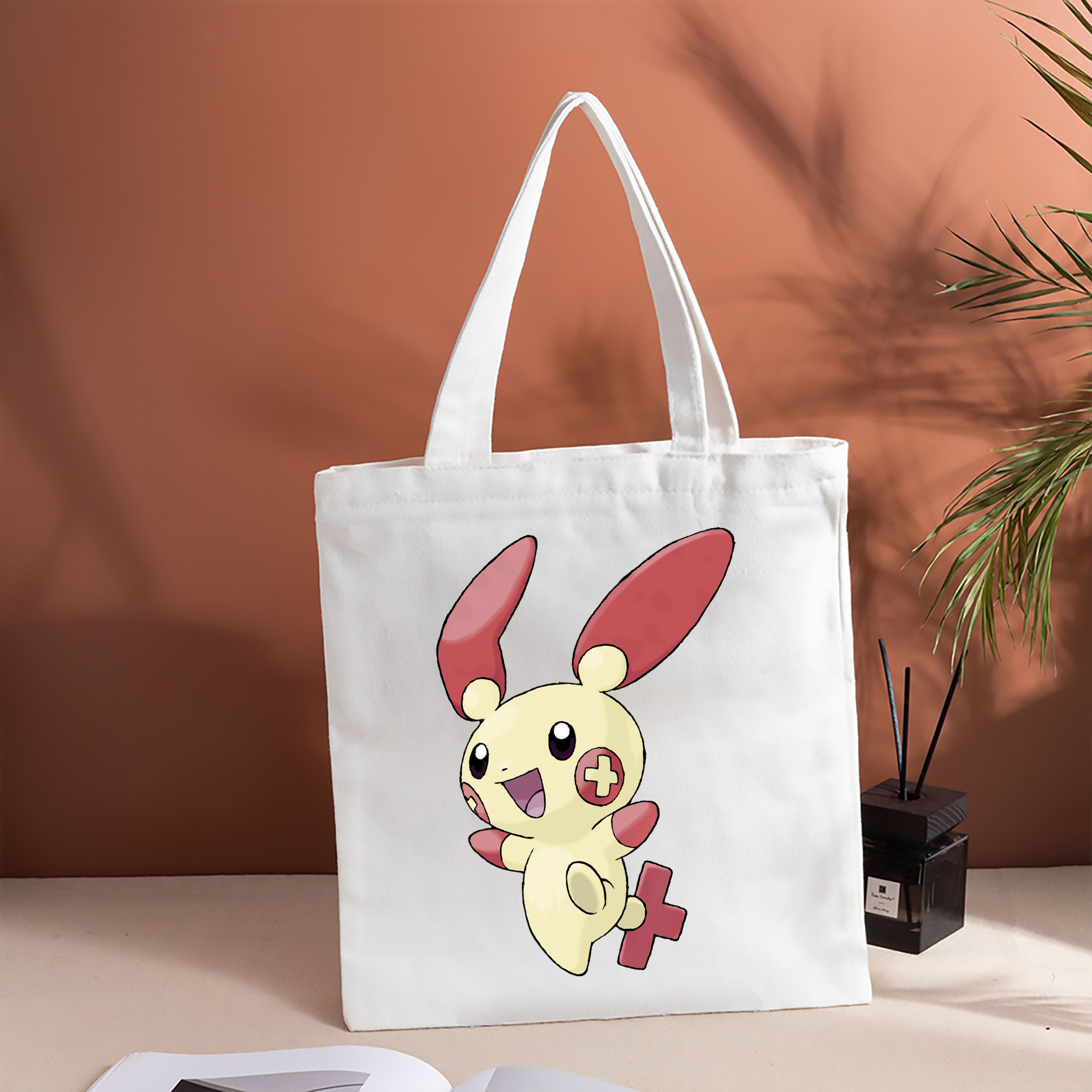 ポケットモンスター Pokémon 縦型キャンバス生地手提げバッグ　トートバッグ
