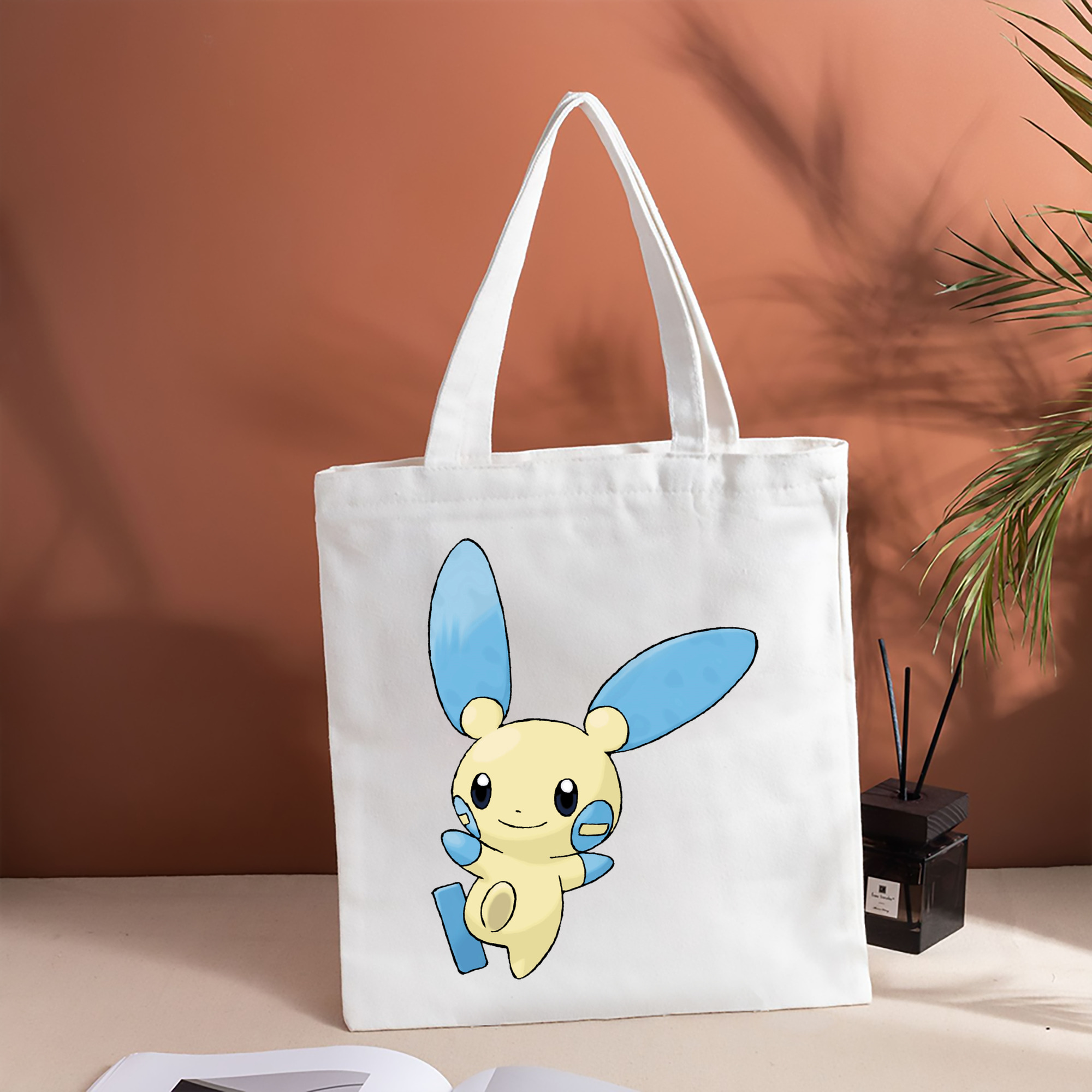 ポケットモンスター Pokémon 縦型キャンバス生地手提げバッグ　トートバッグ