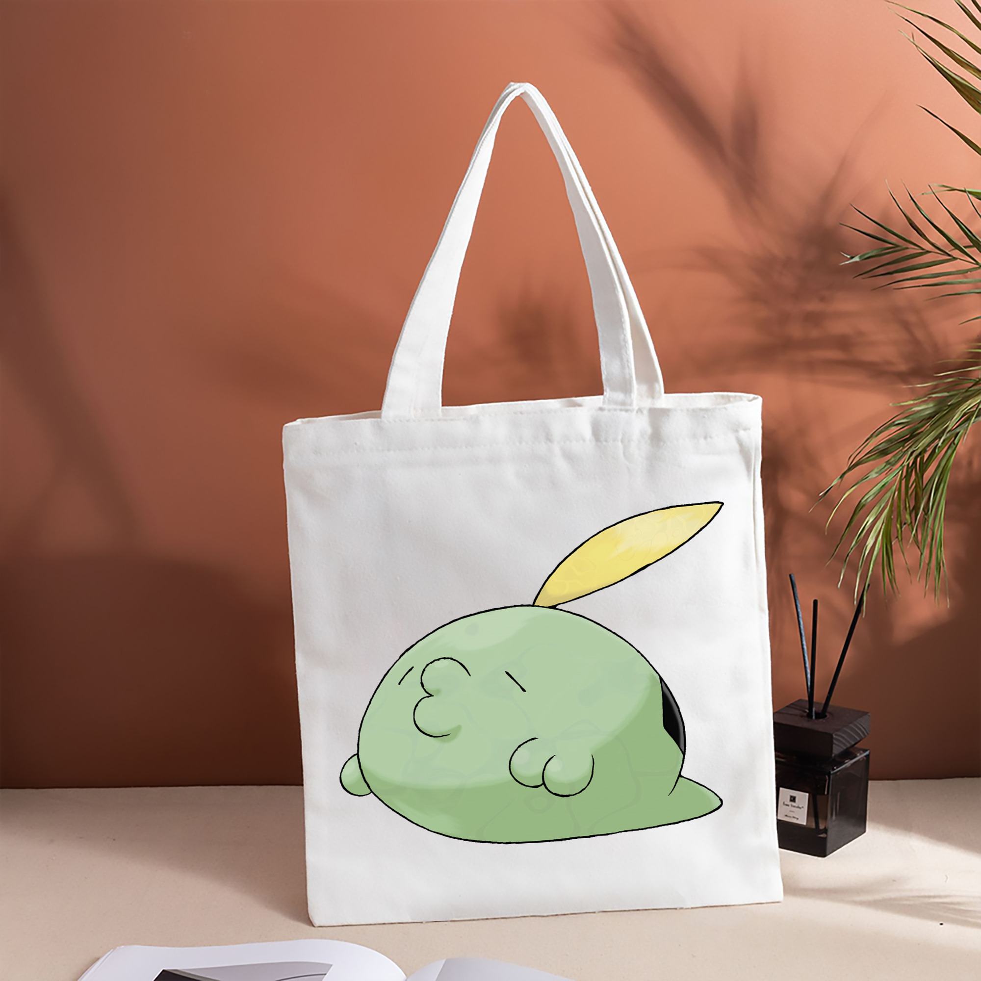 ポケットモンスター Pokémon 縦型キャンバス生地手提げバッグ　トートバッグ