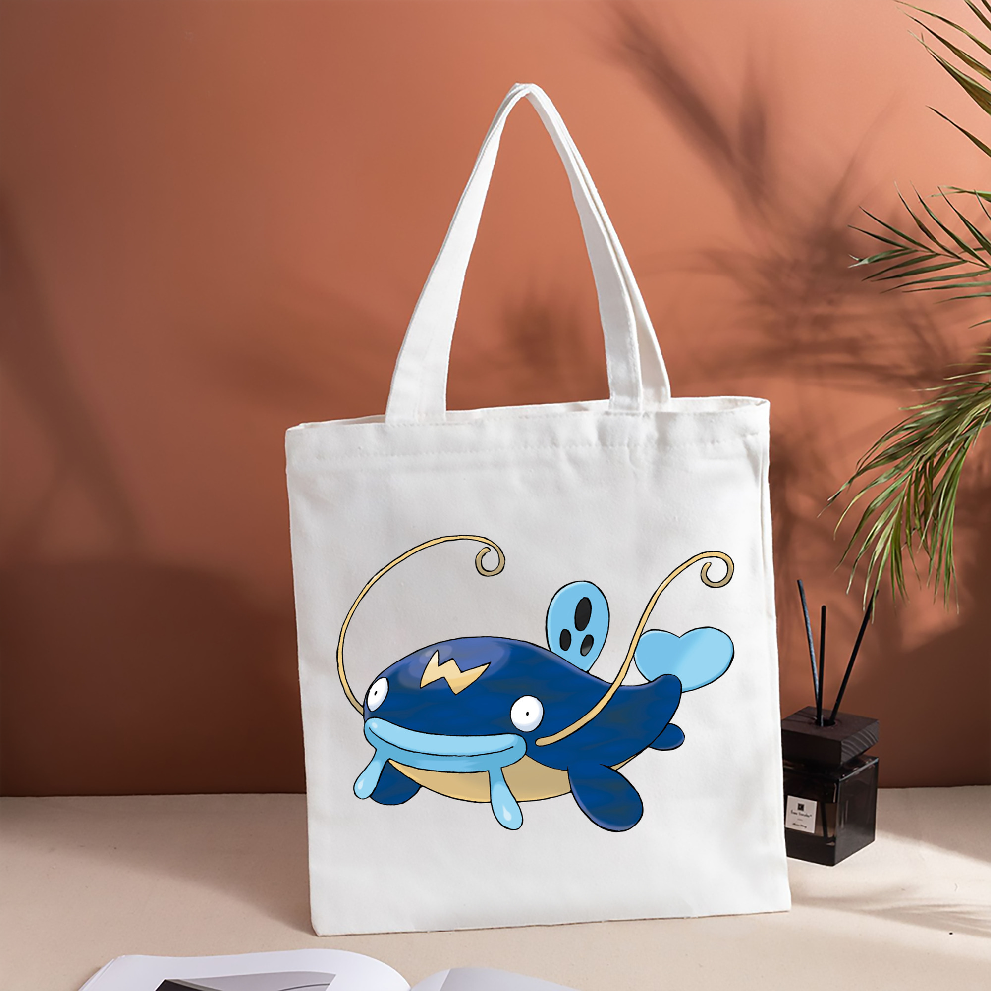 ポケットモンスター Pokémon 縦型キャンバス生地手提げバッグ　トートバッグ