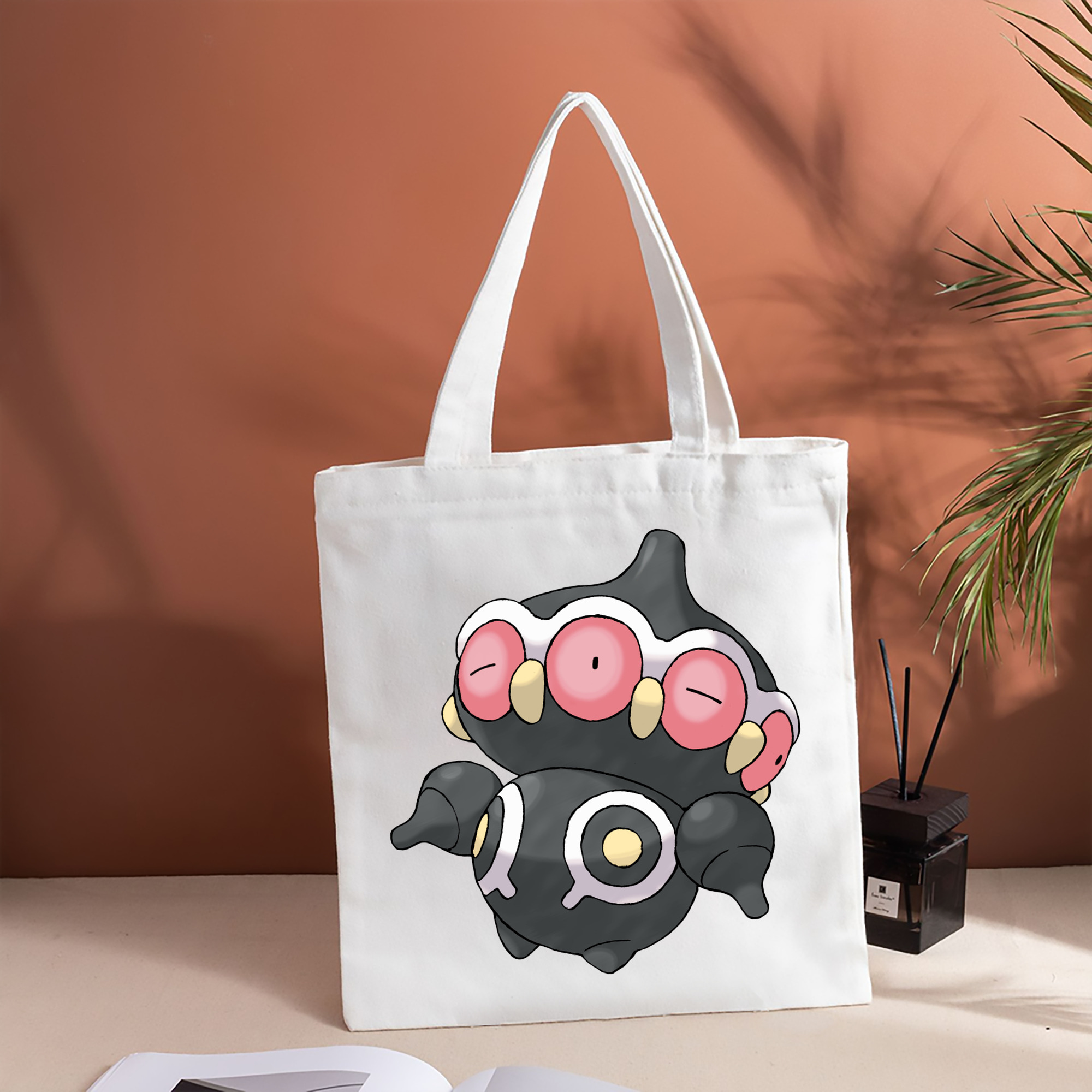 ポケットモンスター Pokémon 縦型キャンバス生地手提げバッグ　トートバッグ