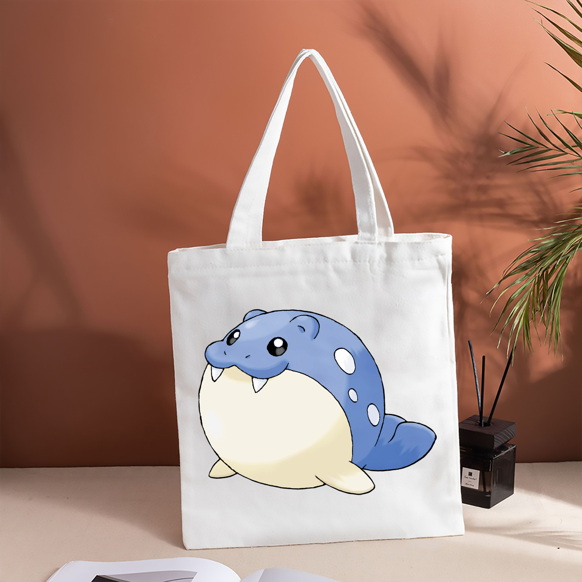 ポケットモンスター Pokémon 縦型キャンバス生地手提げバッグ　トートバッグ