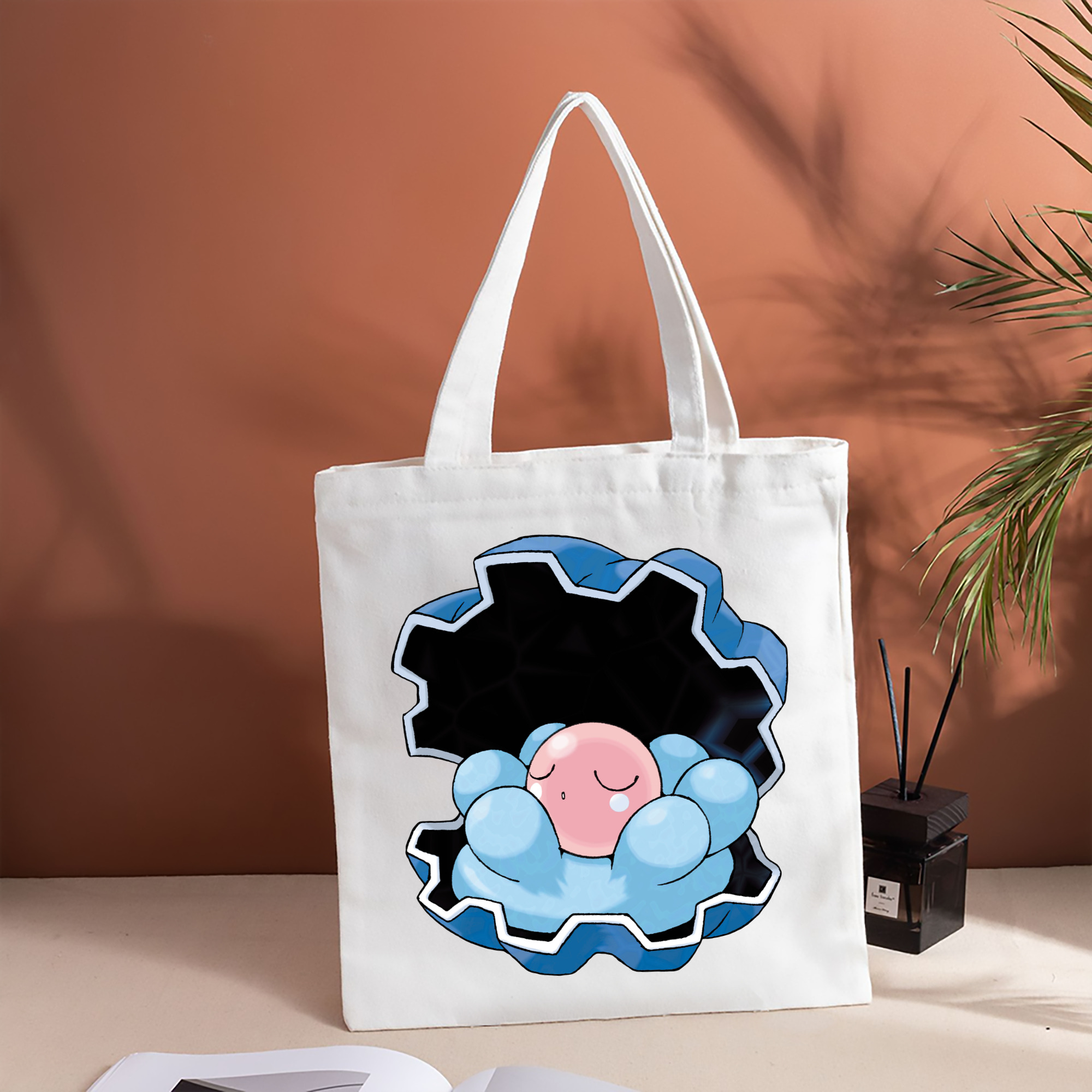 ポケットモンスター Pokémon 縦型キャンバス生地手提げバッグ　トートバッグ