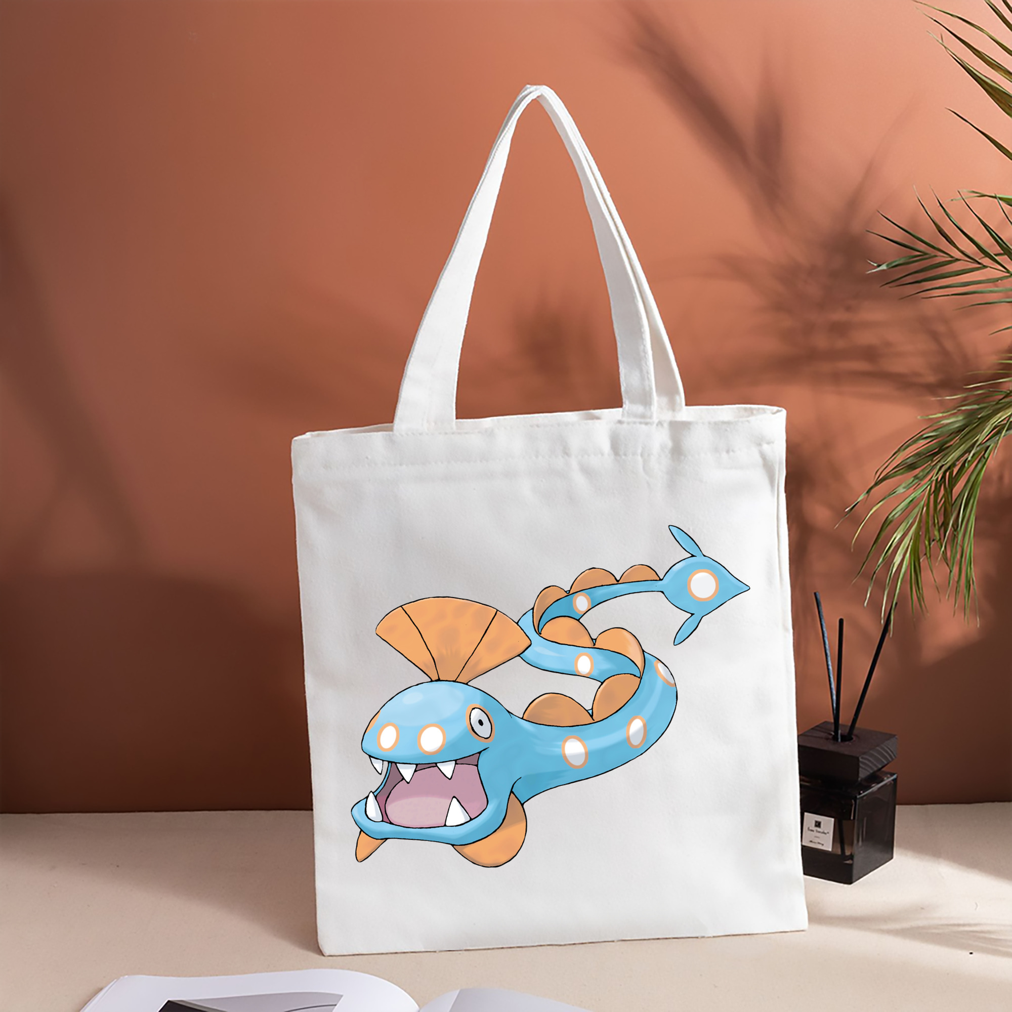 ポケットモンスター Pokémon 縦型キャンバス生地手提げバッグ　トートバッグ