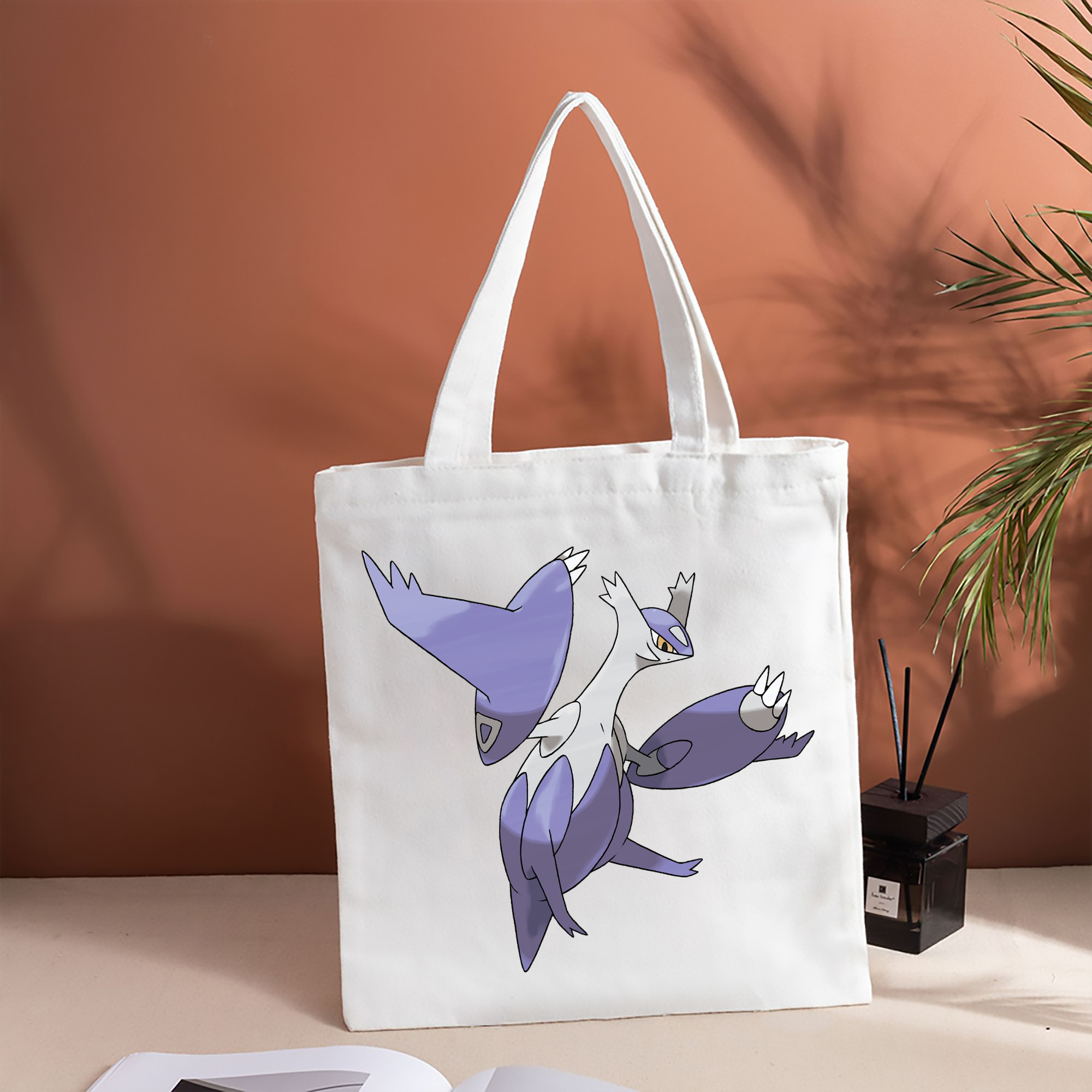 ポケットモンスター Pokémon 縦型キャンバス生地手提げバッグ　トートバッグ