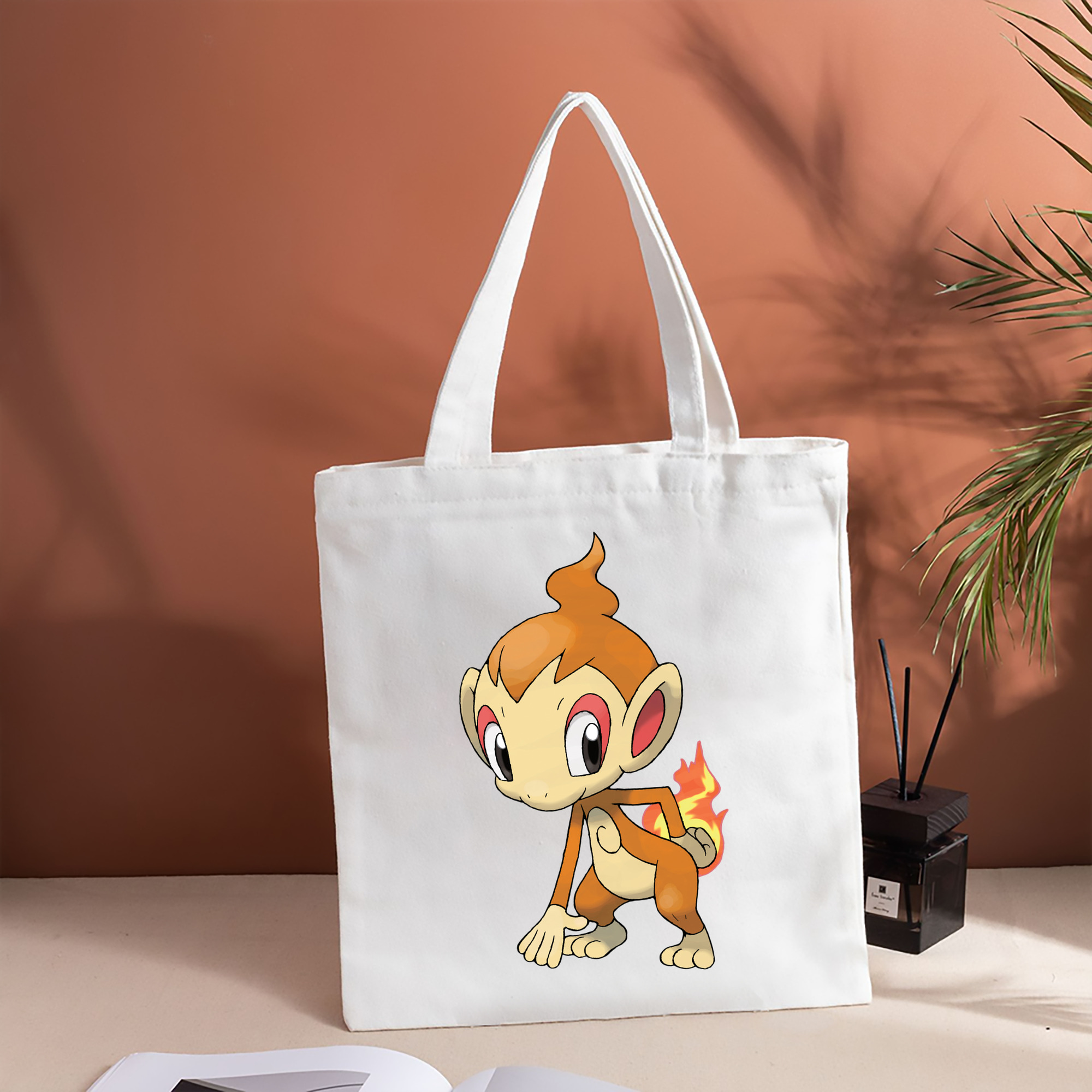 ポケットモンスター Pokémon 縦型キャンバス生地手提げバッグ　トートバッグ