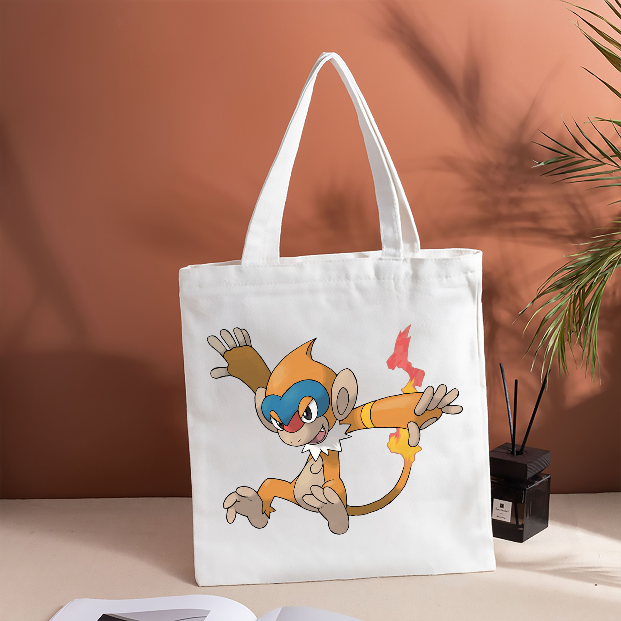 ポケットモンスター Pokémon 縦型キャンバス生地手提げバッグ　トートバッグ