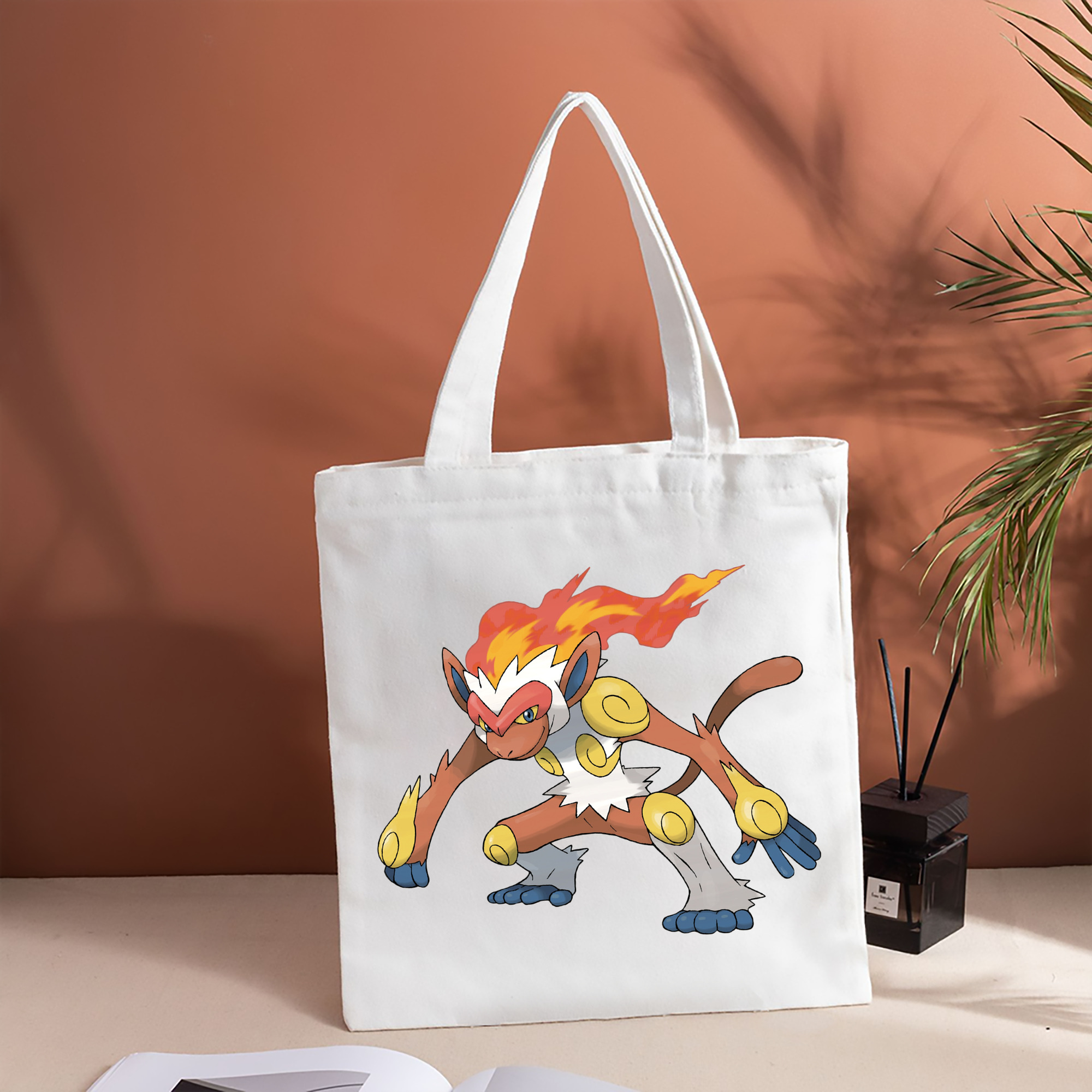 ポケットモンスター Pokémon 縦型キャンバス生地手提げバッグ　トートバッグ