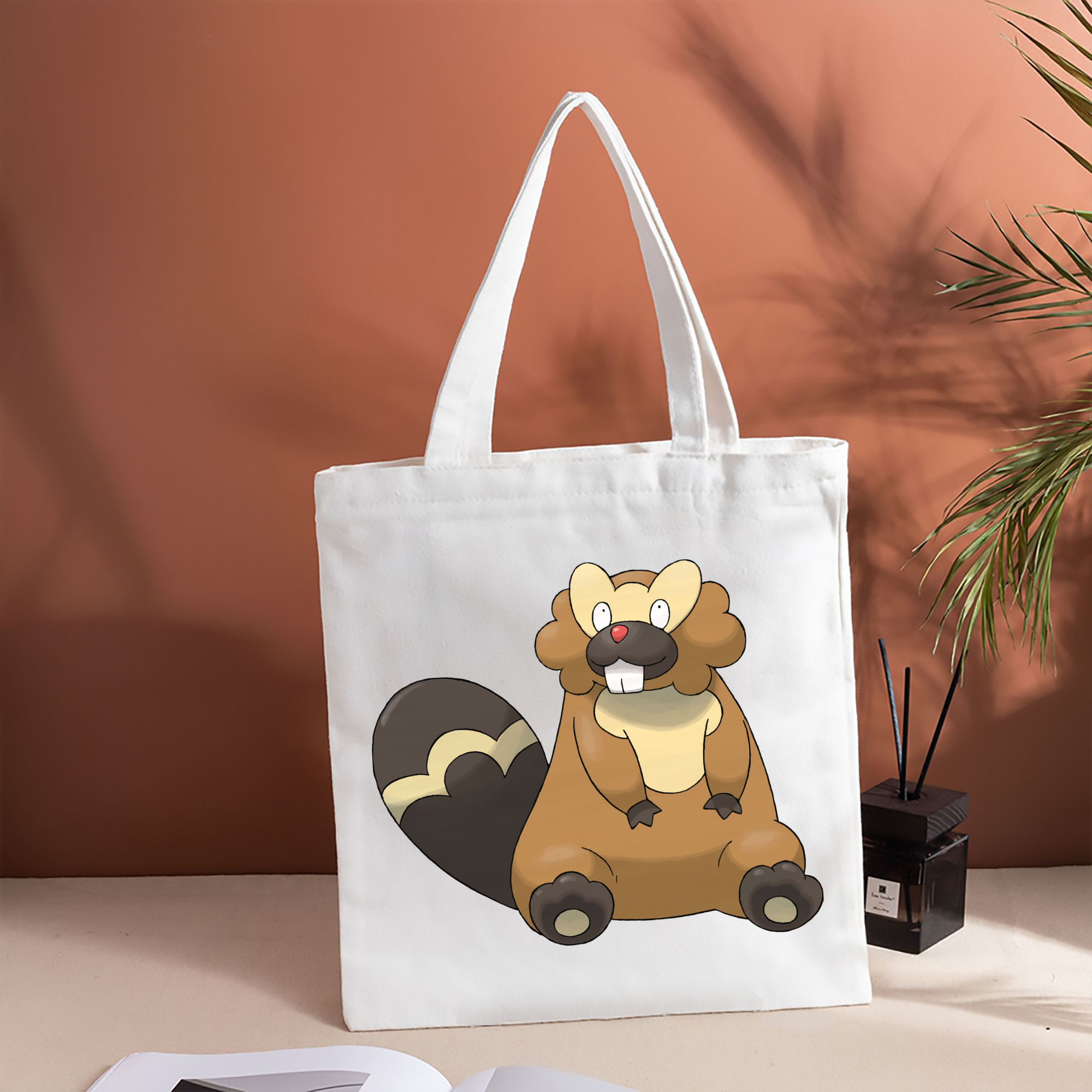 ポケットモンスター Pokémon 縦型キャンバス生地手提げバッグ　トートバッグ