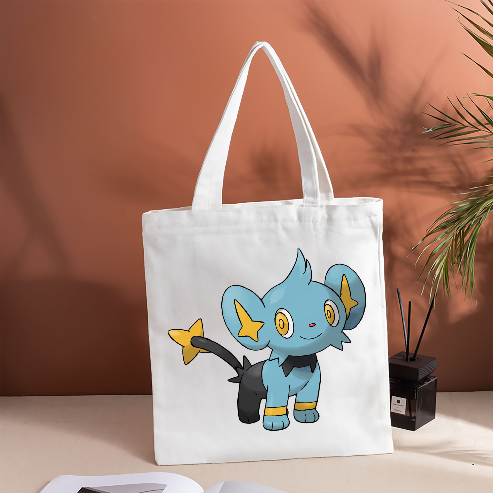 ポケットモンスター Pokémon 縦型キャンバス生地手提げバッグ　トートバッグ