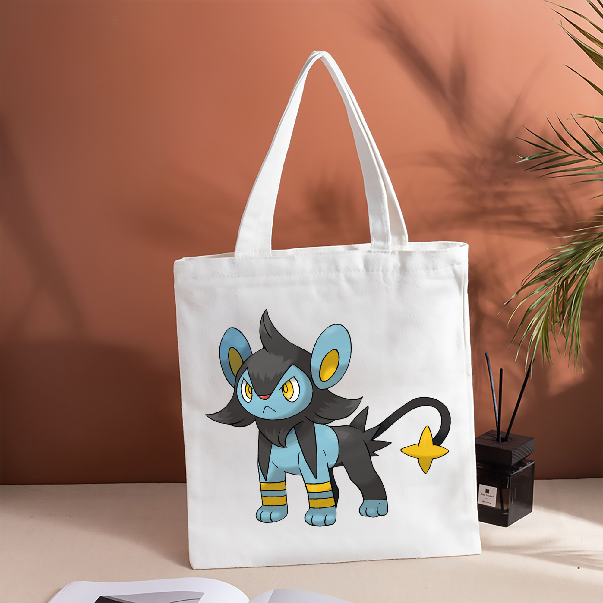 ポケットモンスター Pokémon 縦型キャンバス生地手提げバッグ　トートバッグ