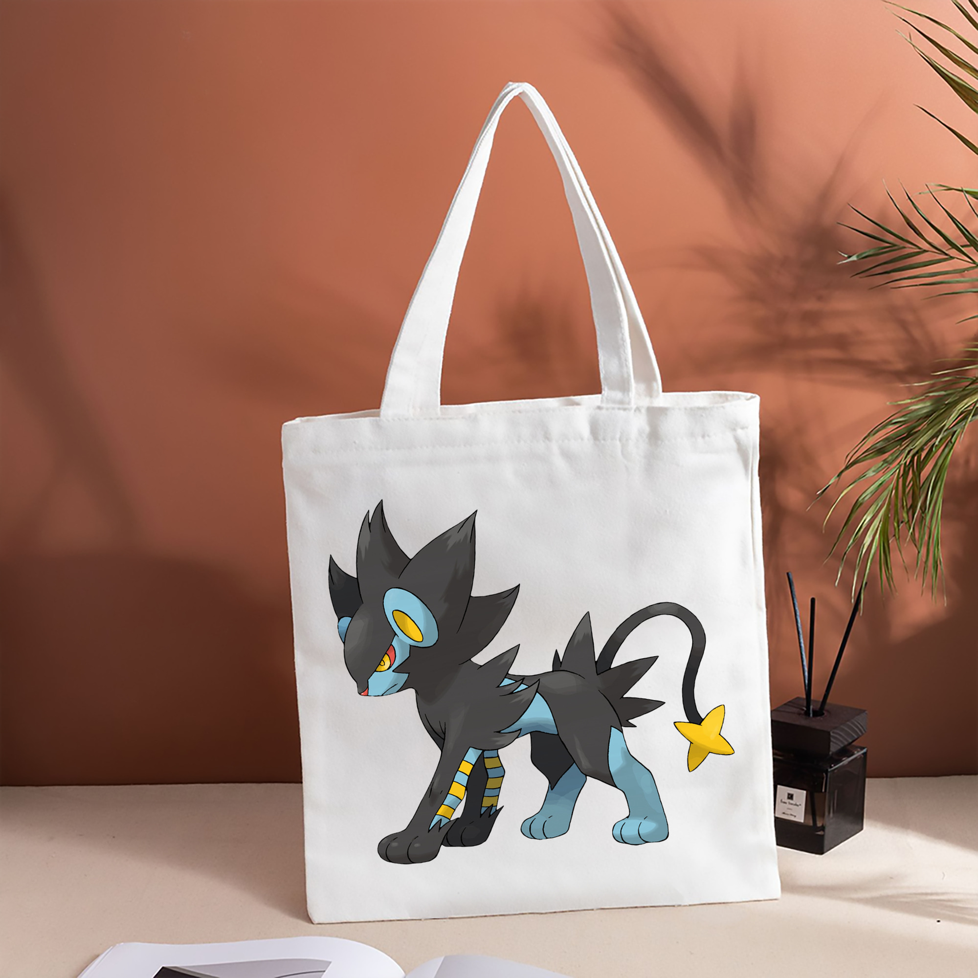 ポケットモンスター Pokémon 縦型キャンバス生地手提げバッグ　トートバッグ