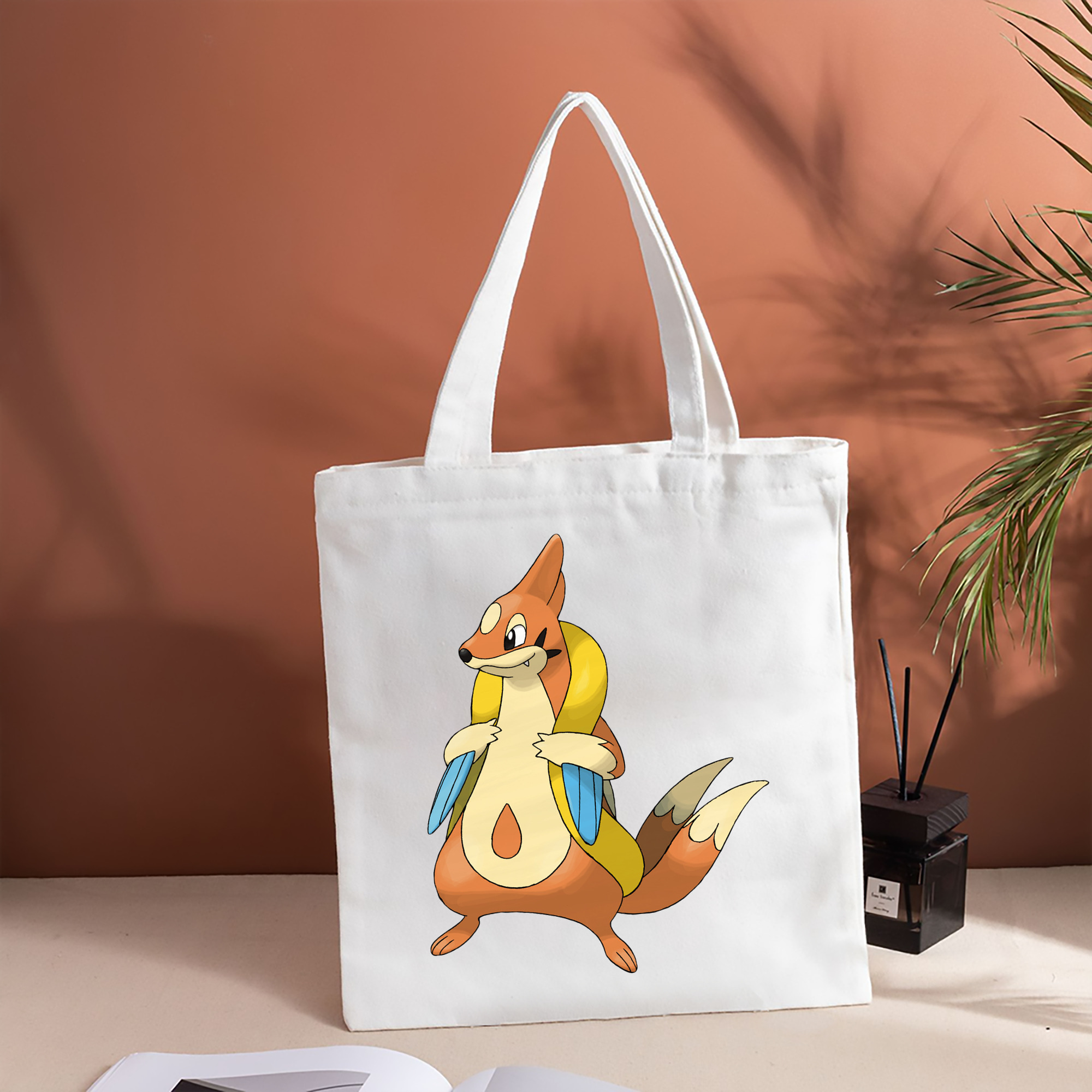 ポケットモンスター Pokémon 縦型キャンバス生地手提げバッグ　トートバッグ