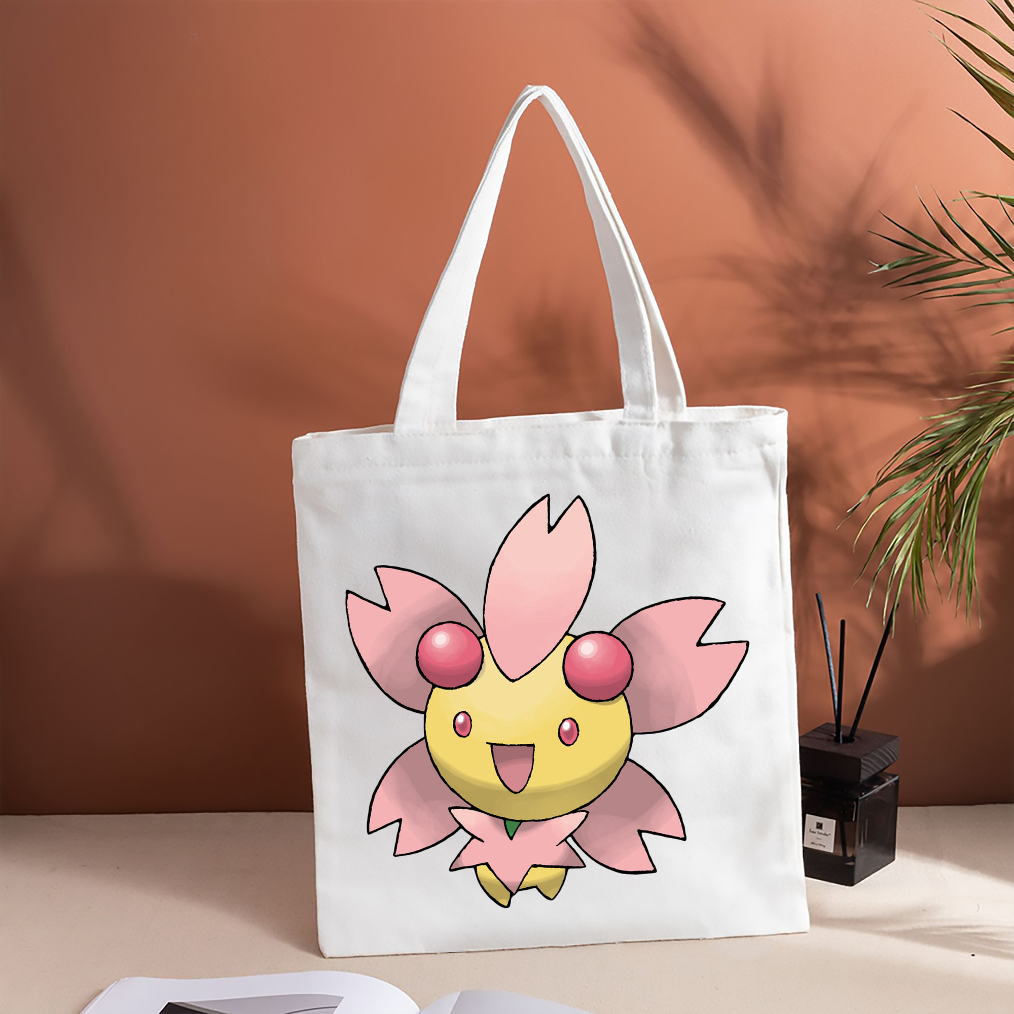 ポケットモンスター Pokémon 縦型キャンバス生地手提げバッグ　トートバッグ