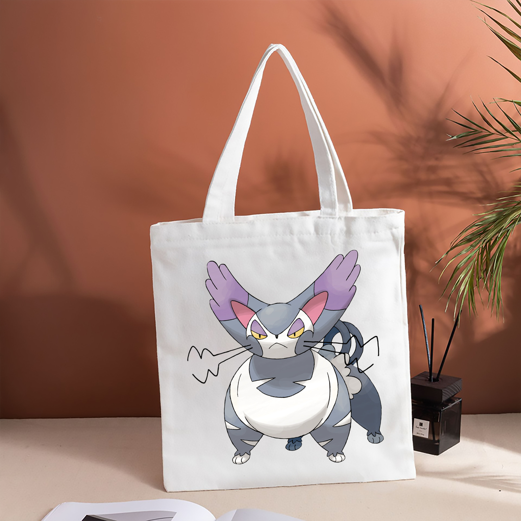 ポケットモンスター Pokémon 縦型キャンバス生地手提げバッグ　トートバッグ