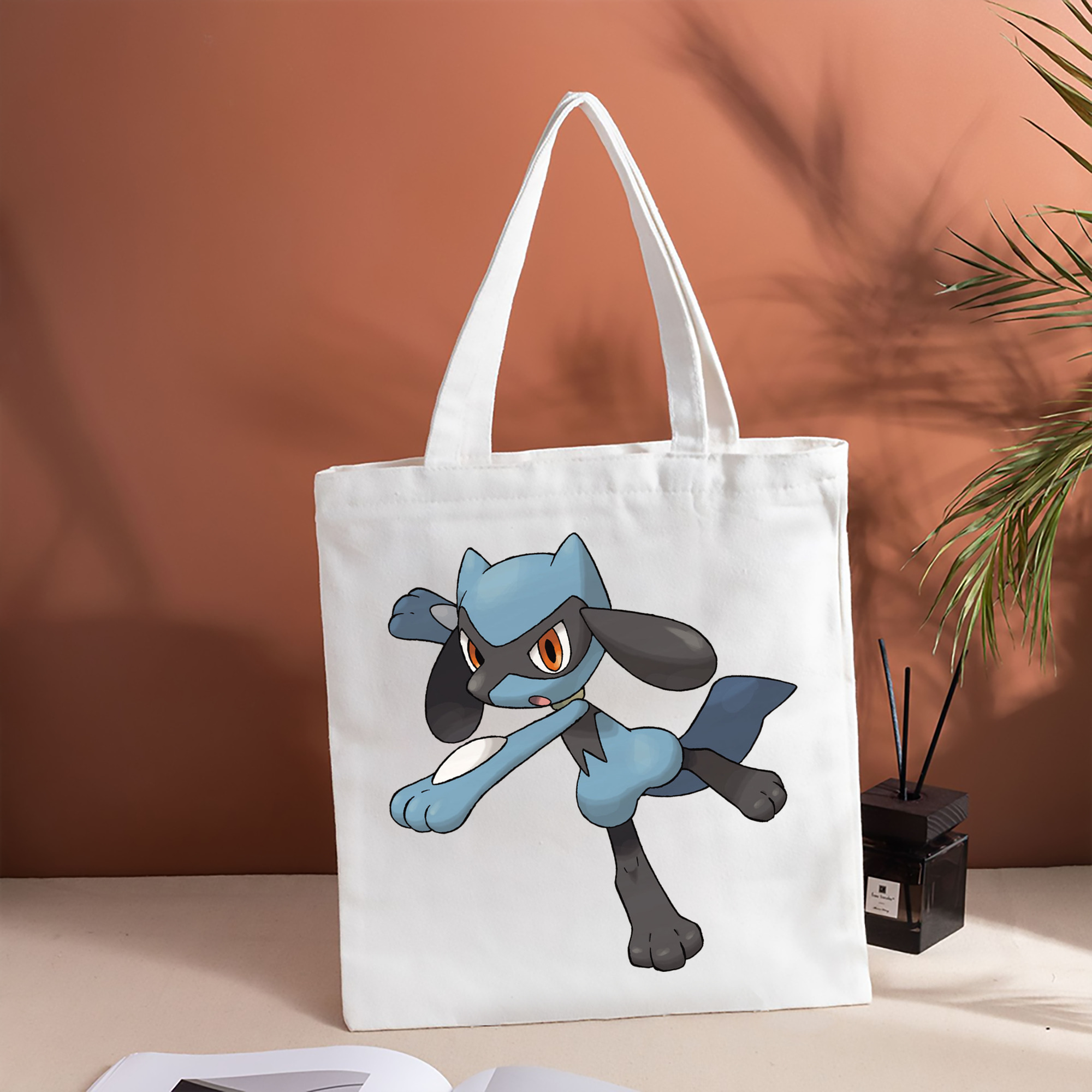 ポケットモンスター Pokémon 縦型キャンバス生地手提げバッグ　トートバッグ