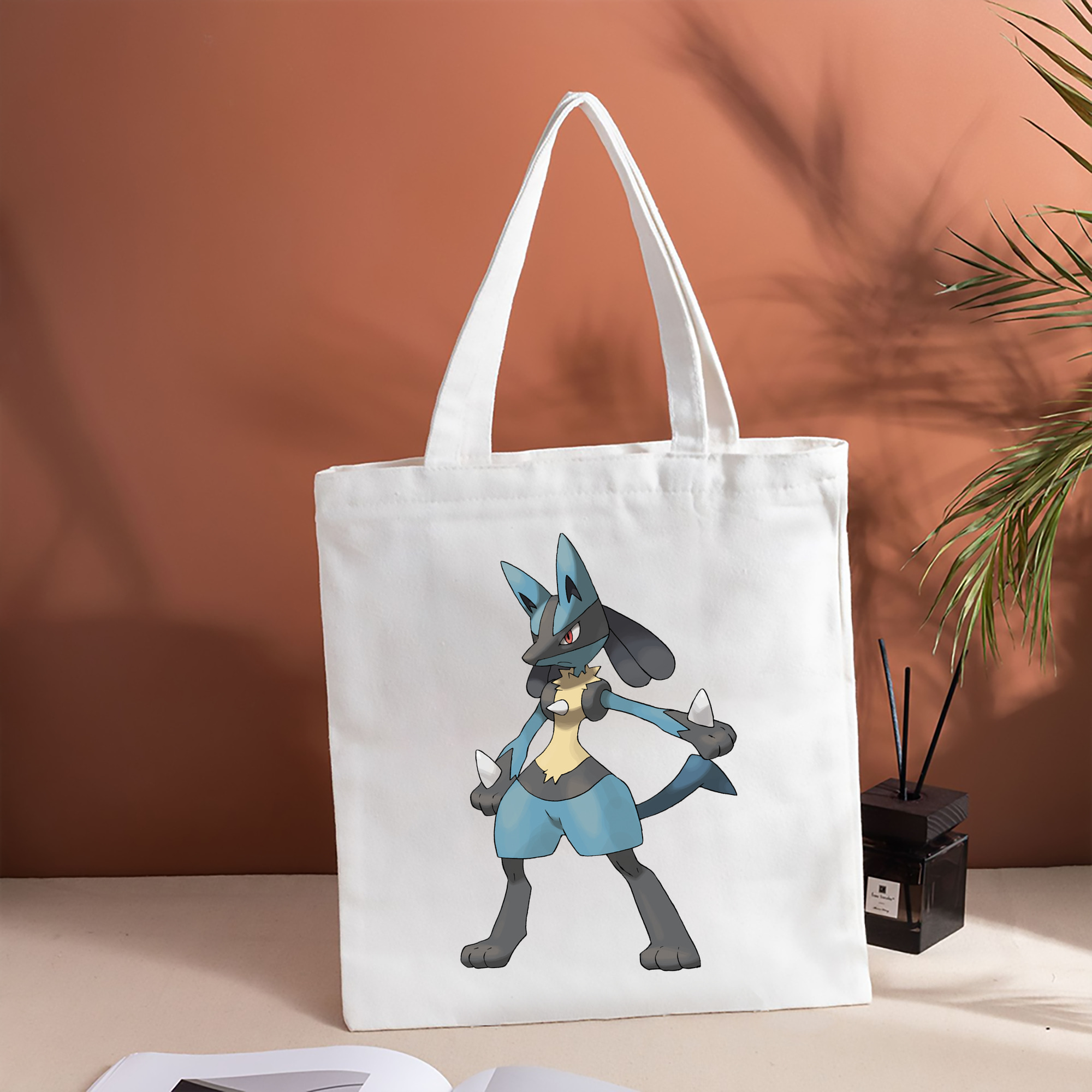 ポケットモンスター Pokémon 縦型キャンバス生地手提げバッグ　トートバッグ