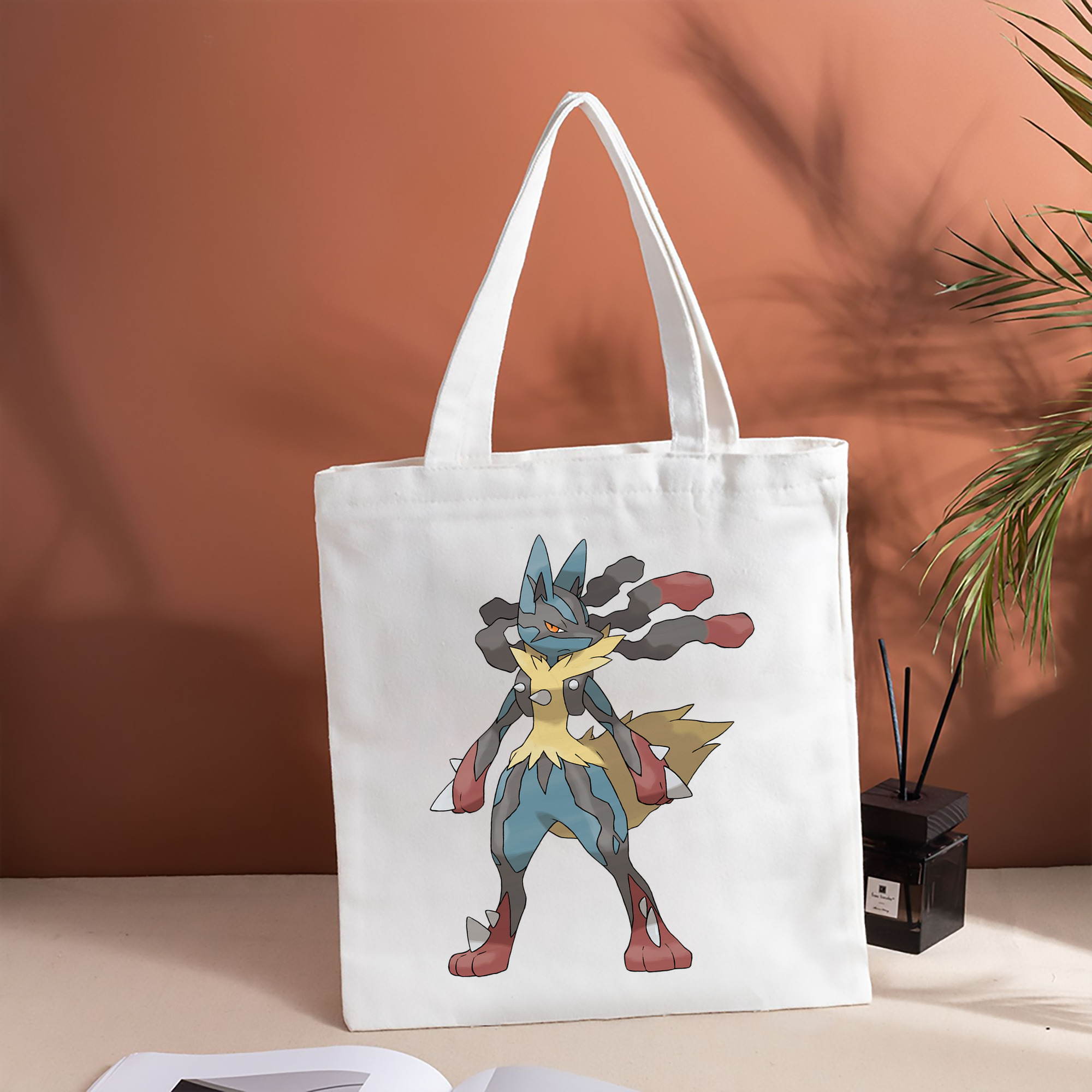 ポケットモンスター Pokémon 縦型キャンバス生地手提げバッグ　トートバッグ