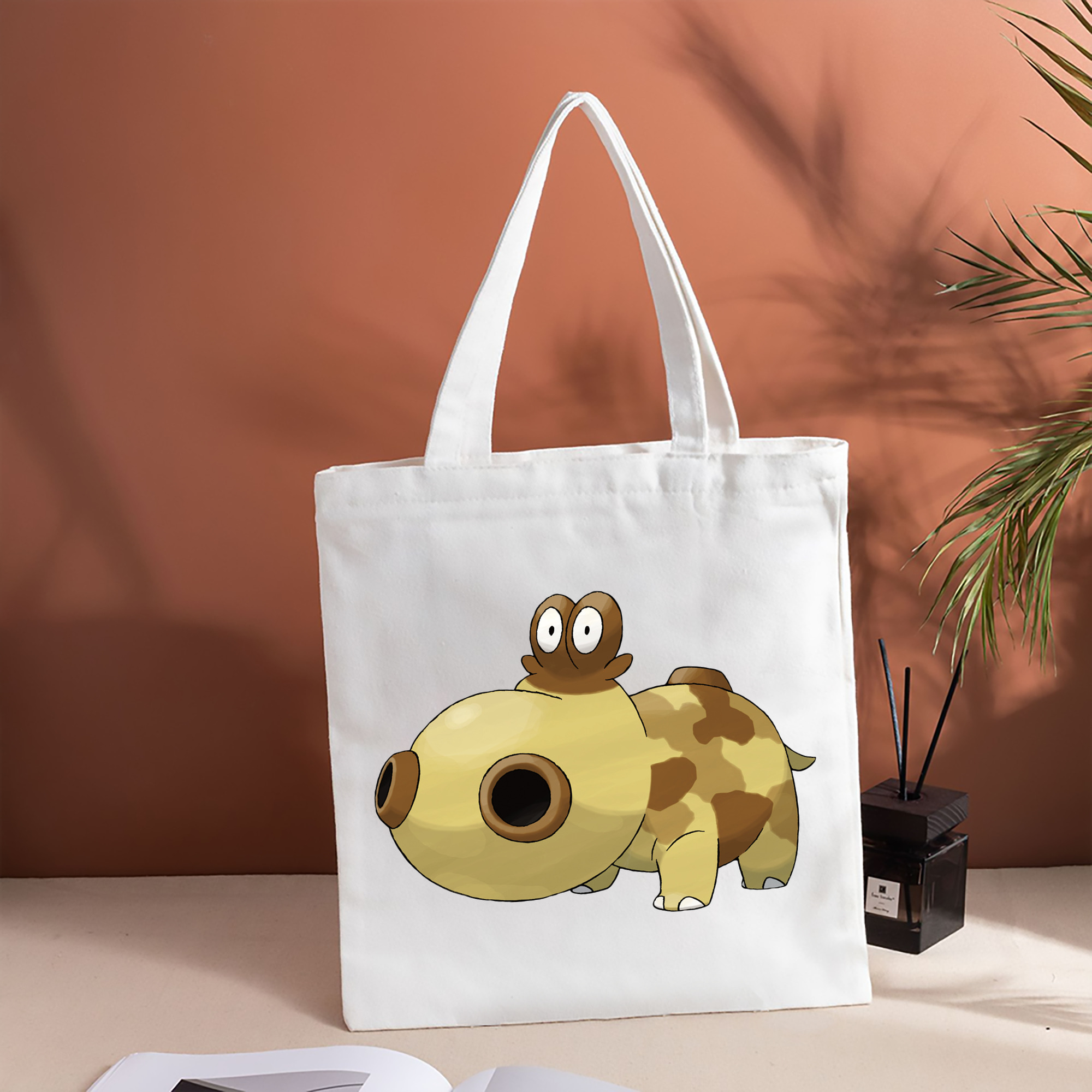 ポケットモンスター Pokémon 縦型キャンバス生地手提げバッグ　トートバッグ