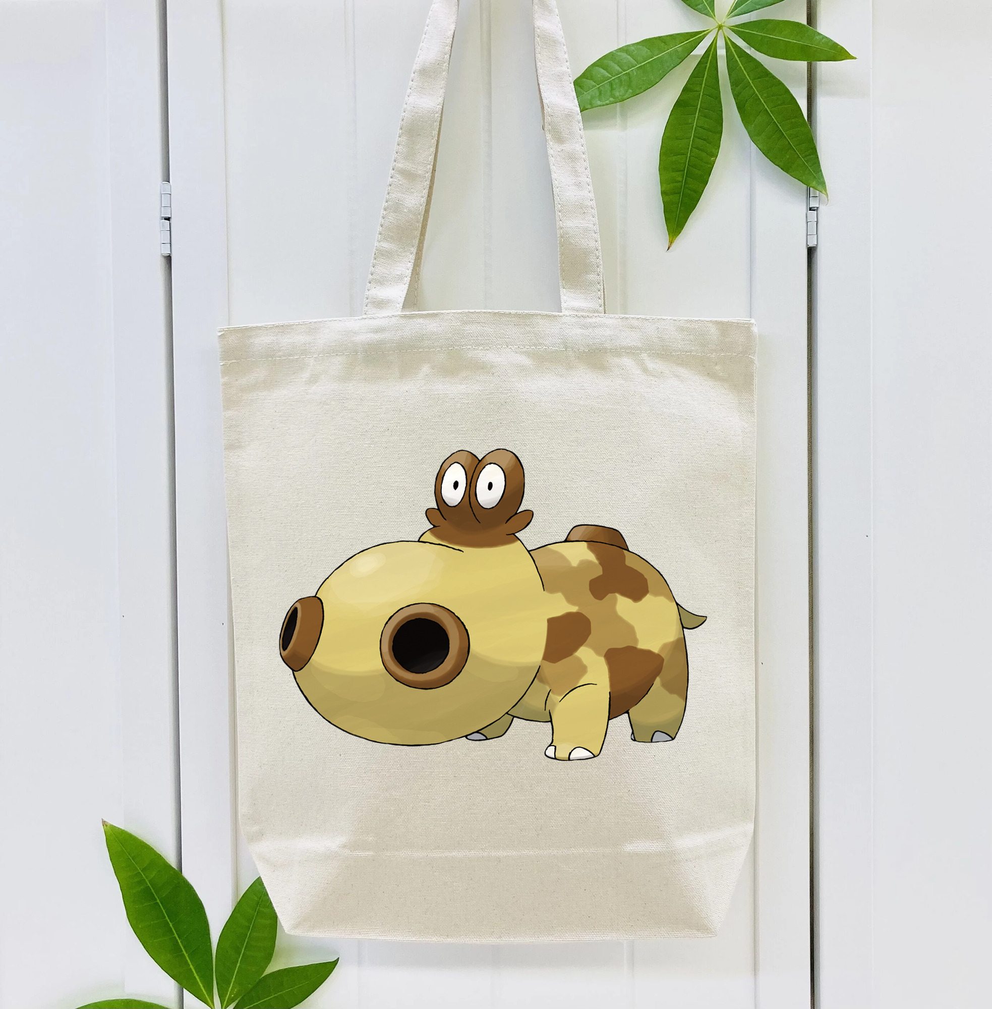 ポケットモンスター Pokémon 縦型キャンバス生地手提げバッグ　トートバッグ