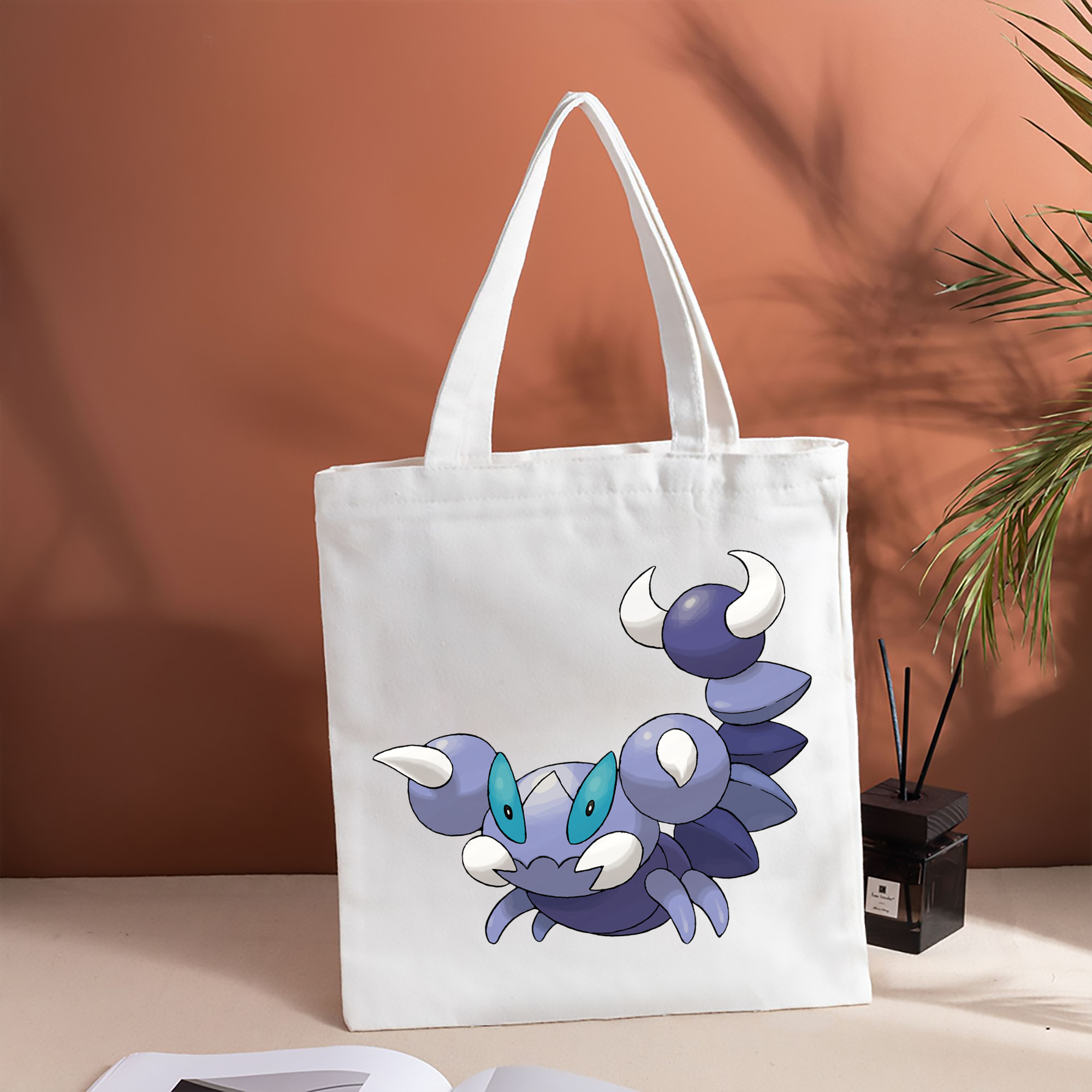 ポケットモンスター Pokémon 縦型キャンバス生地手提げバッグ　トートバッグ